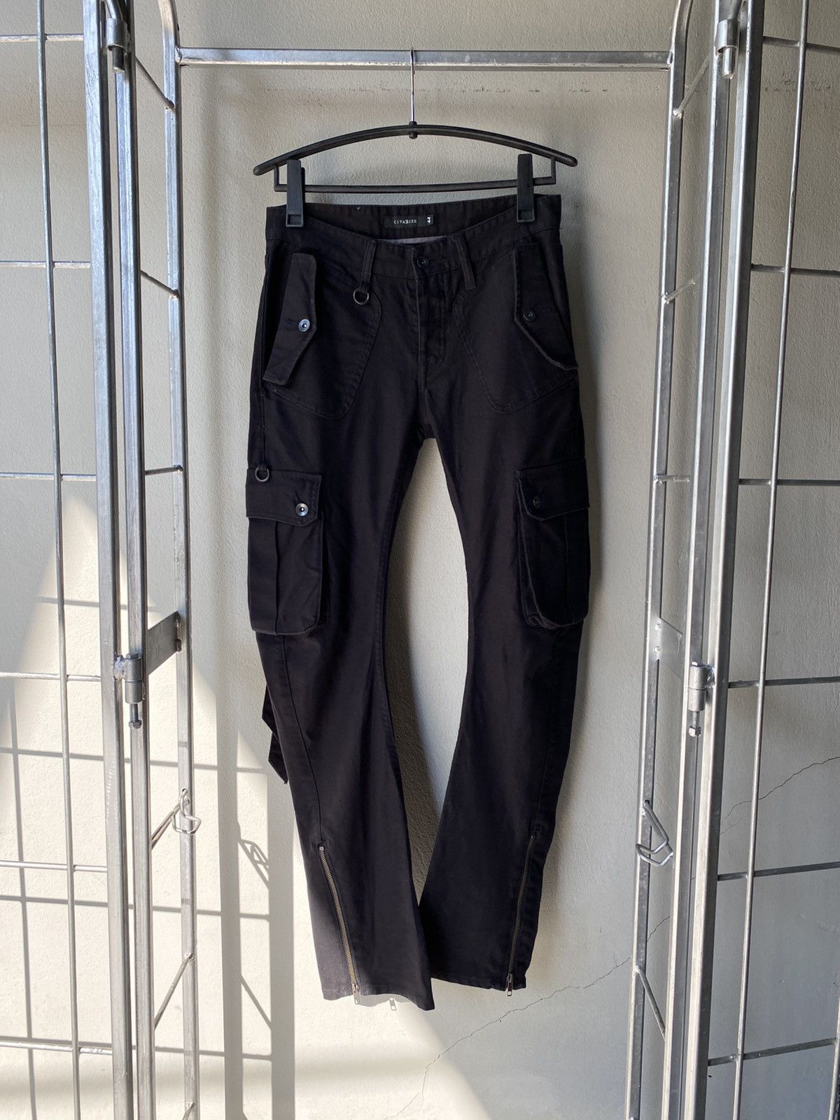 CIVARIZE CIVARIZE Y2K Punk Black Utility Cargo Pants Size US 32 / EU 48 - 1 Thumbnail
