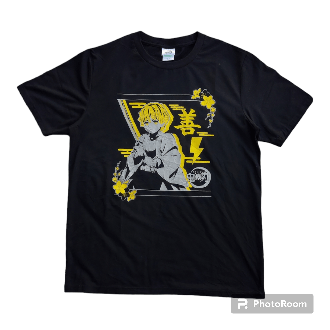 Anime 💥Demon Slayer / Kimetsu no Yaiba Zenitsu Agatsuma T Shirt Size US L / EU 52-54 / 3 - 1 Thumbnail