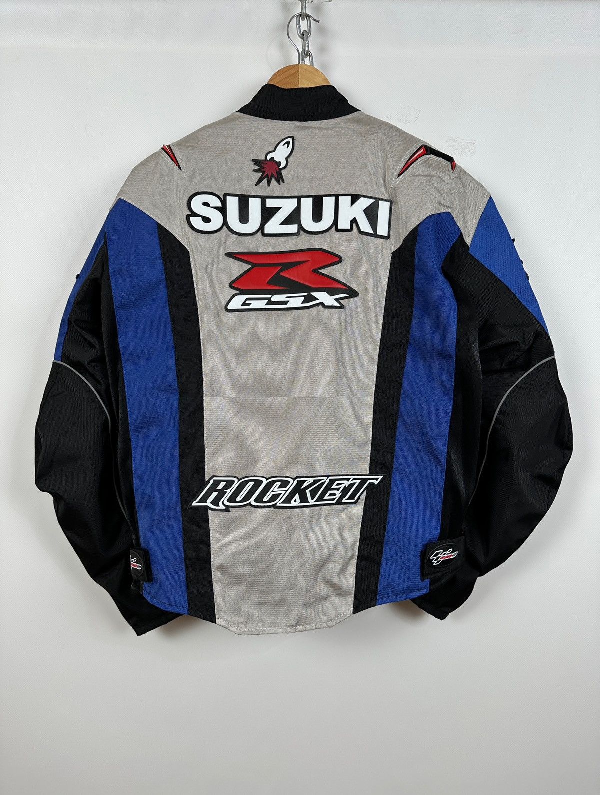 Formula 1 Vintage Suzuki Yoshi Mura Rocket Moto Racing Jacket Size US XL / EU 56 / 4 - 6 Thumbnail