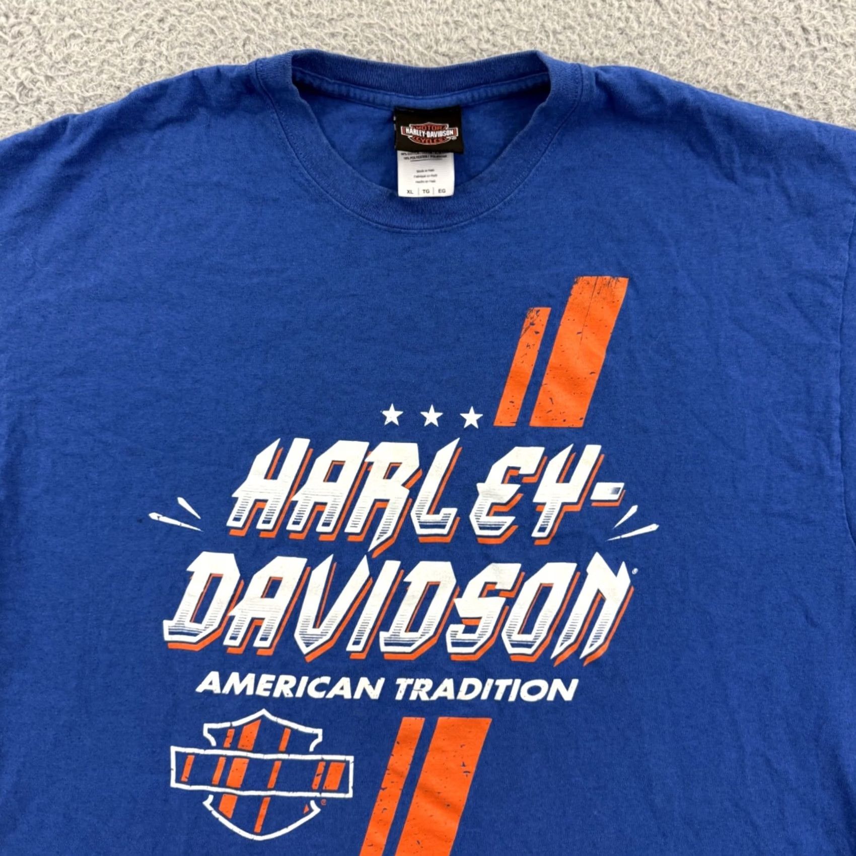 Harley Davidson VINTAGE Harley-Davidson Shirt Mens XL Pennsylvania Biker Motorcycle Short Sleeve Shirt Size US XL / EU 56 / 4 - 3 Thumbnail