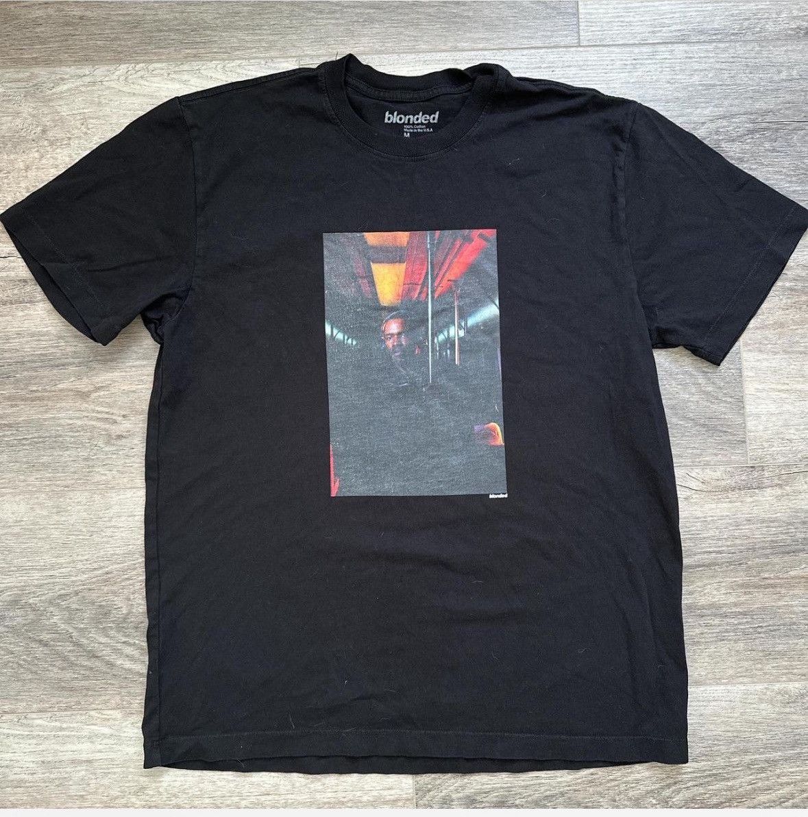 Blonded Frank Ocean Subway Photo Tシャツ Blonded Frank Ocean Subway Photo Black T Shirt Medium NWT