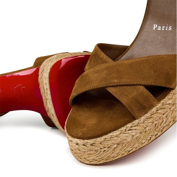 Christian Louboutin Calakala 85mm Espadrilles Size US 8 / IT 38 - 6 Thumbnail