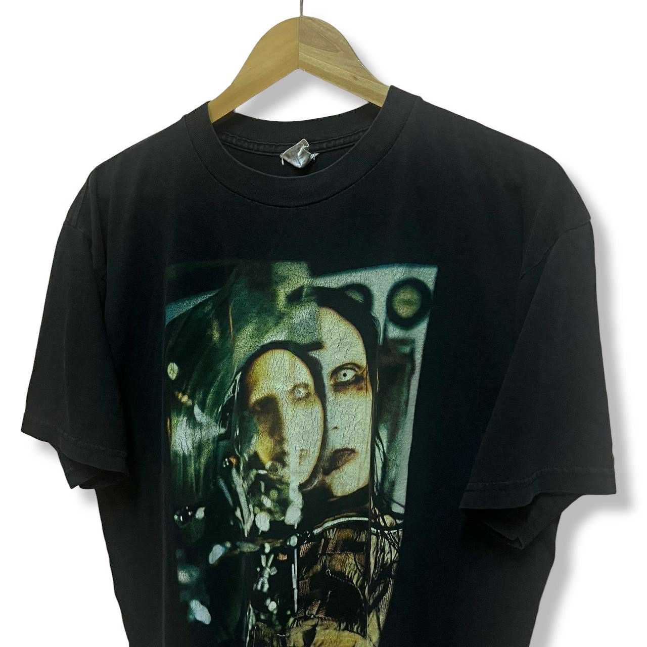 Band Tees Vintage 1997 Marilyn Manson The Beautiful People T Shirt Size US L / EU 52-54 / 3 - 3 Thumbnail