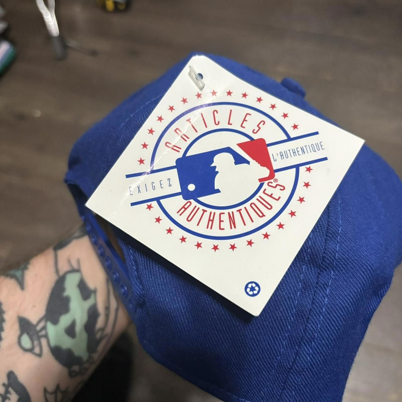 MLB Vintage Toronto Blue Jays AL East Champions Wool Hat 1993 Size ONE SIZE - 4 Thumbnail