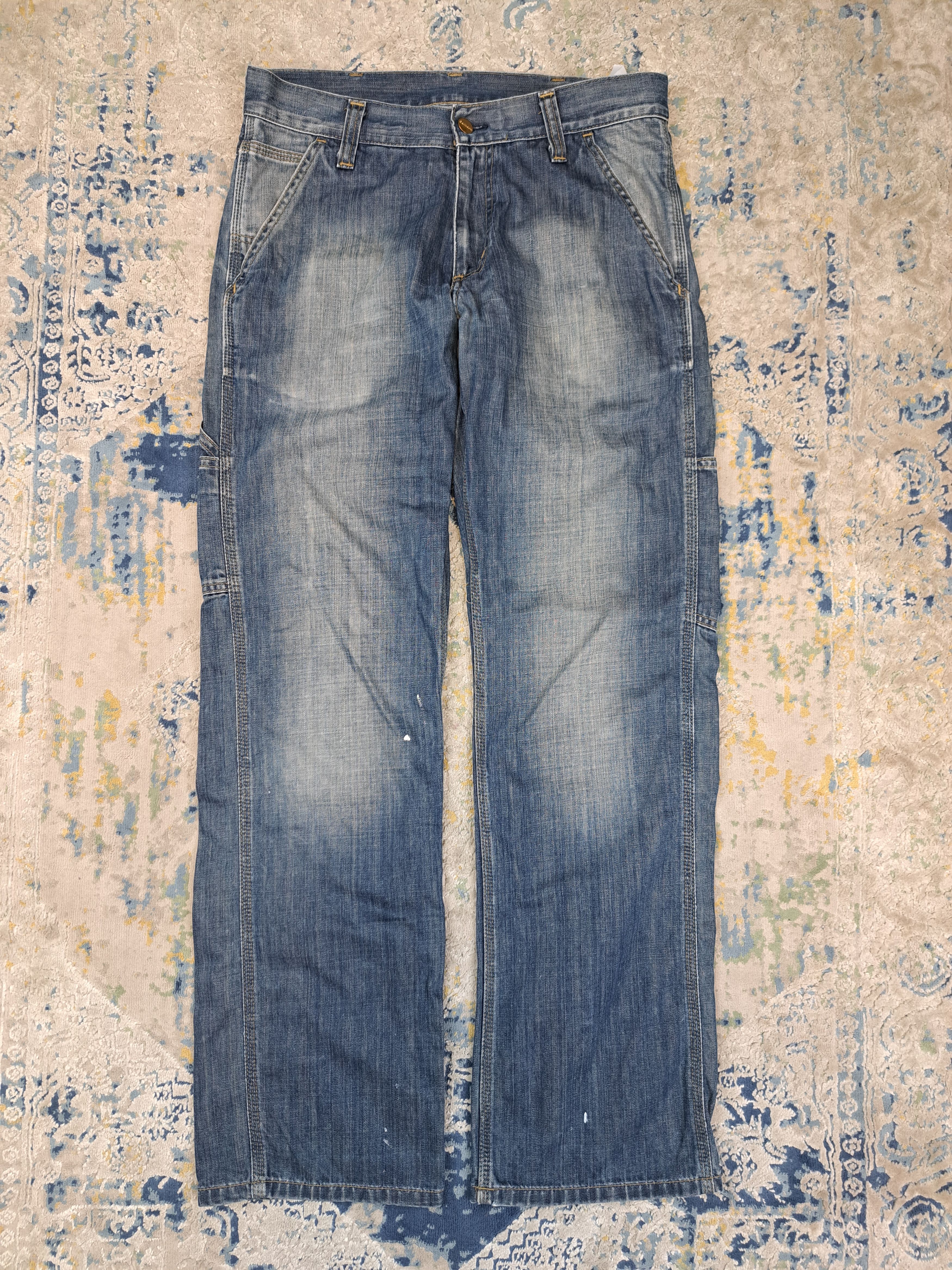 Carhartt Carhartt Single Knee Trax Pants Thrashed Distressed Rags Size US 29 - 1 Thumbnail