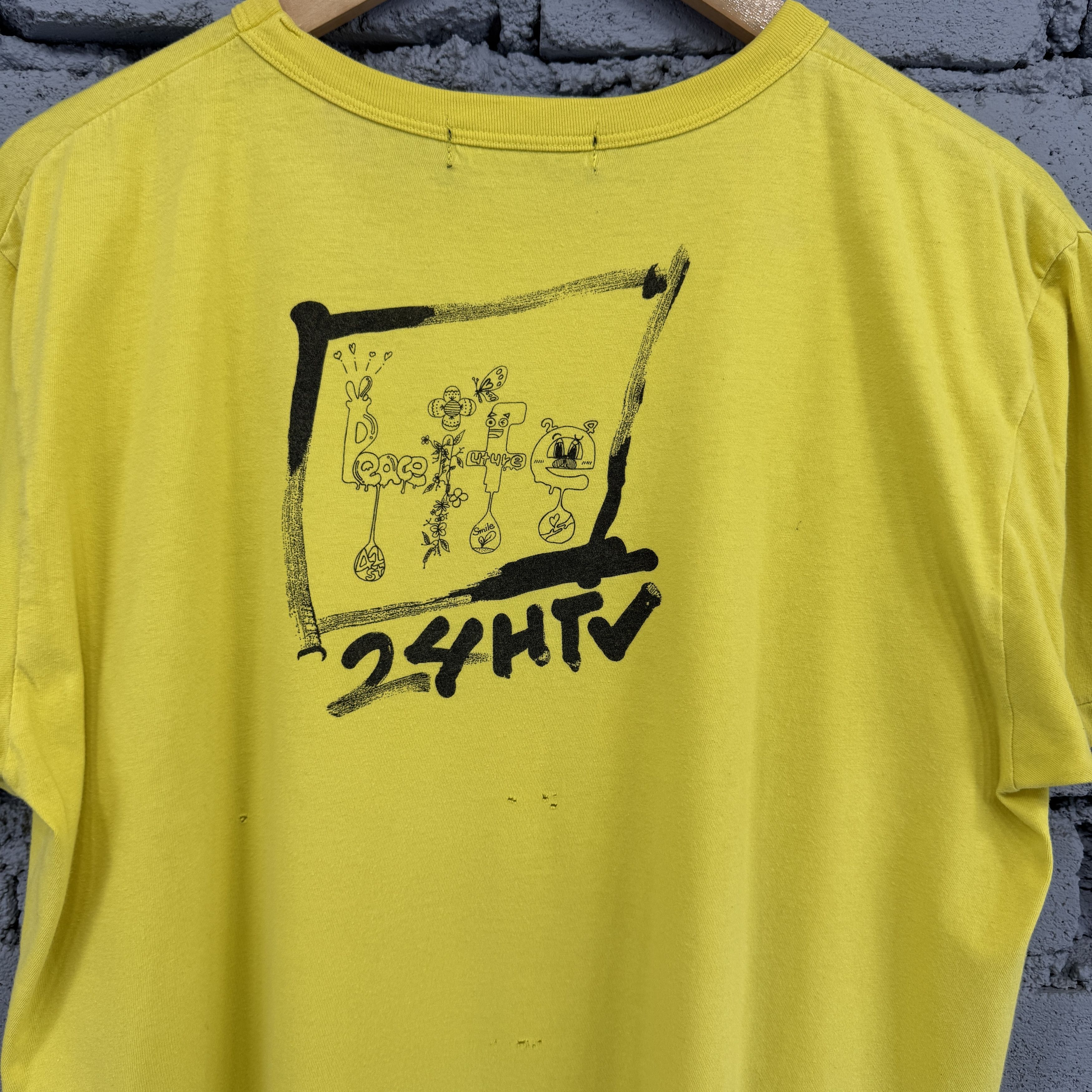 Vintage Vintage Takashi Murakami 24 Hour Television Tshirt Size US L / EU 52-54 / 3 - 8 Thumbnail