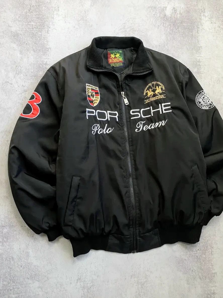 La Martina × Porsche Design 🔥 Porsche x La Martina 🔥 Vintage Racing Jacket Retro Size US XL / EU 56 / 4 - 2 Thumbnail