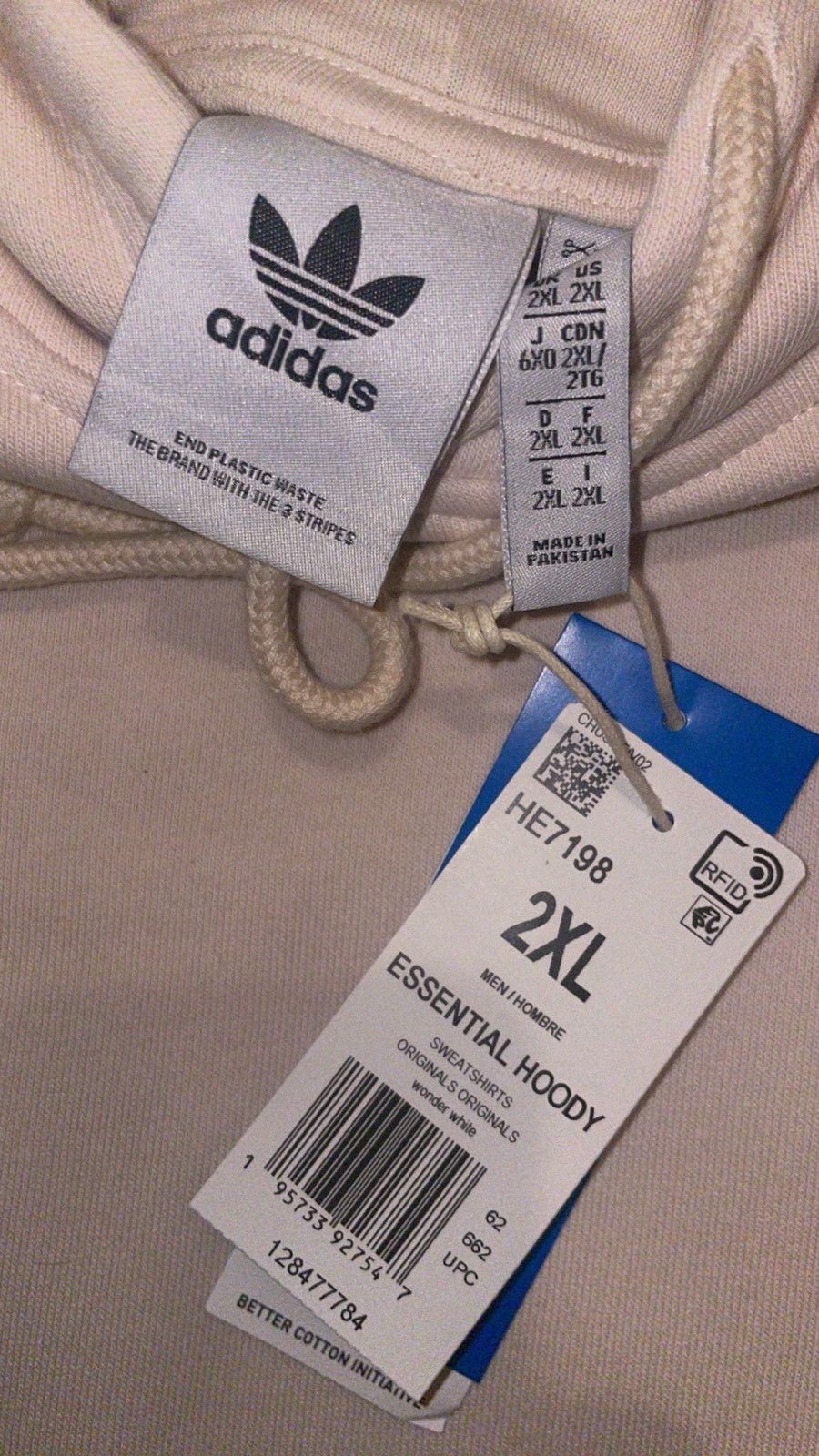 Adidas NEW ADIDAS ESSENTIAL HOODIE Size US XXL / EU 58 / 5 - 3 Thumbnail
