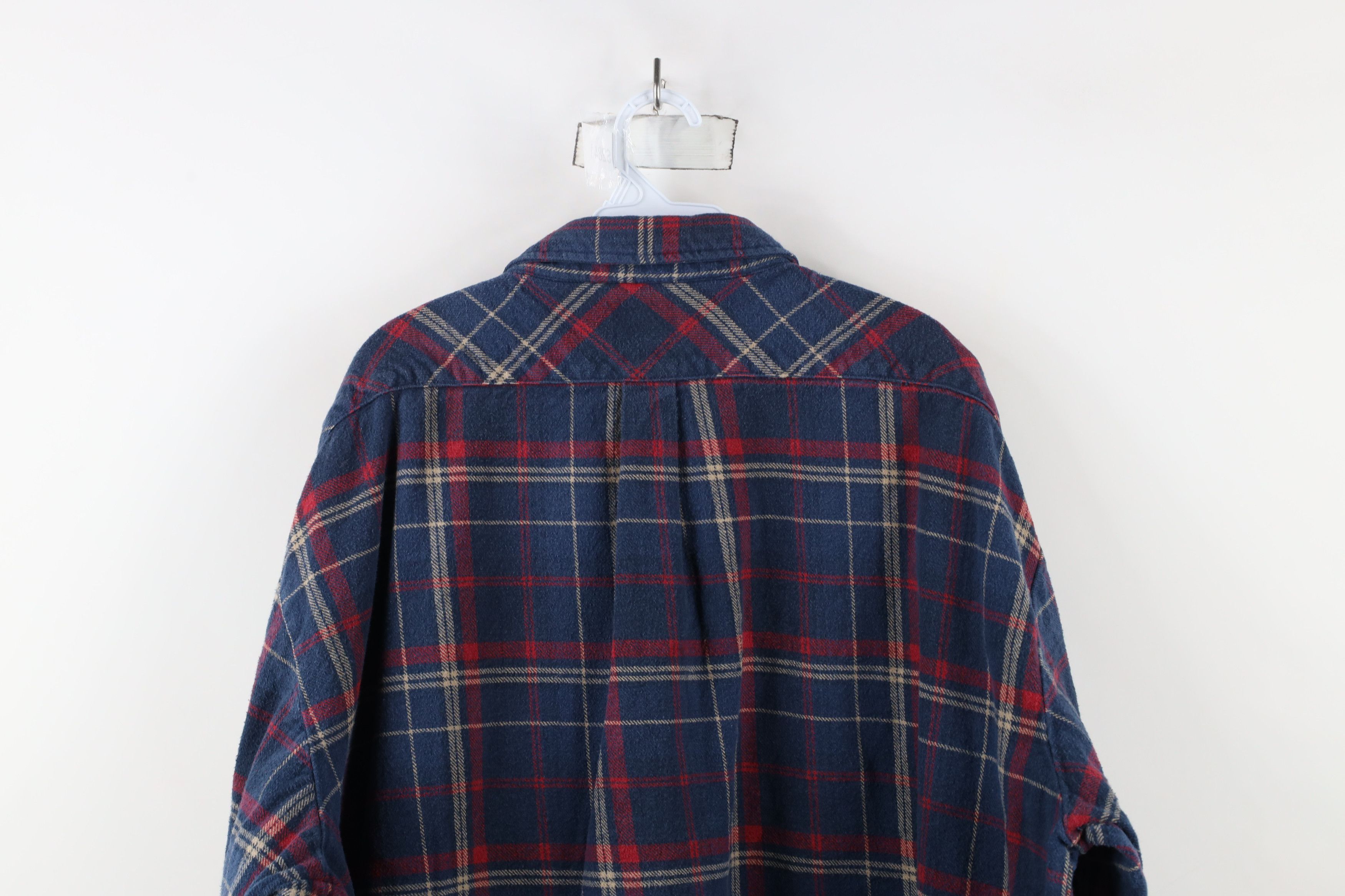 Dickies × Vintage Vintage Dickies Heavyweight Flannel Button Shirt Plaid Size US XXL / EU 58 / 5 - 10 Thumbnail