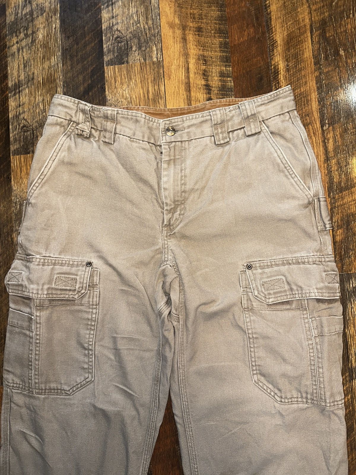 Duluth Trading Company Vintage Duluth Trading Co Heavy Duty Baggy Cargo Pants Size US 35 - 2 Thumbnail