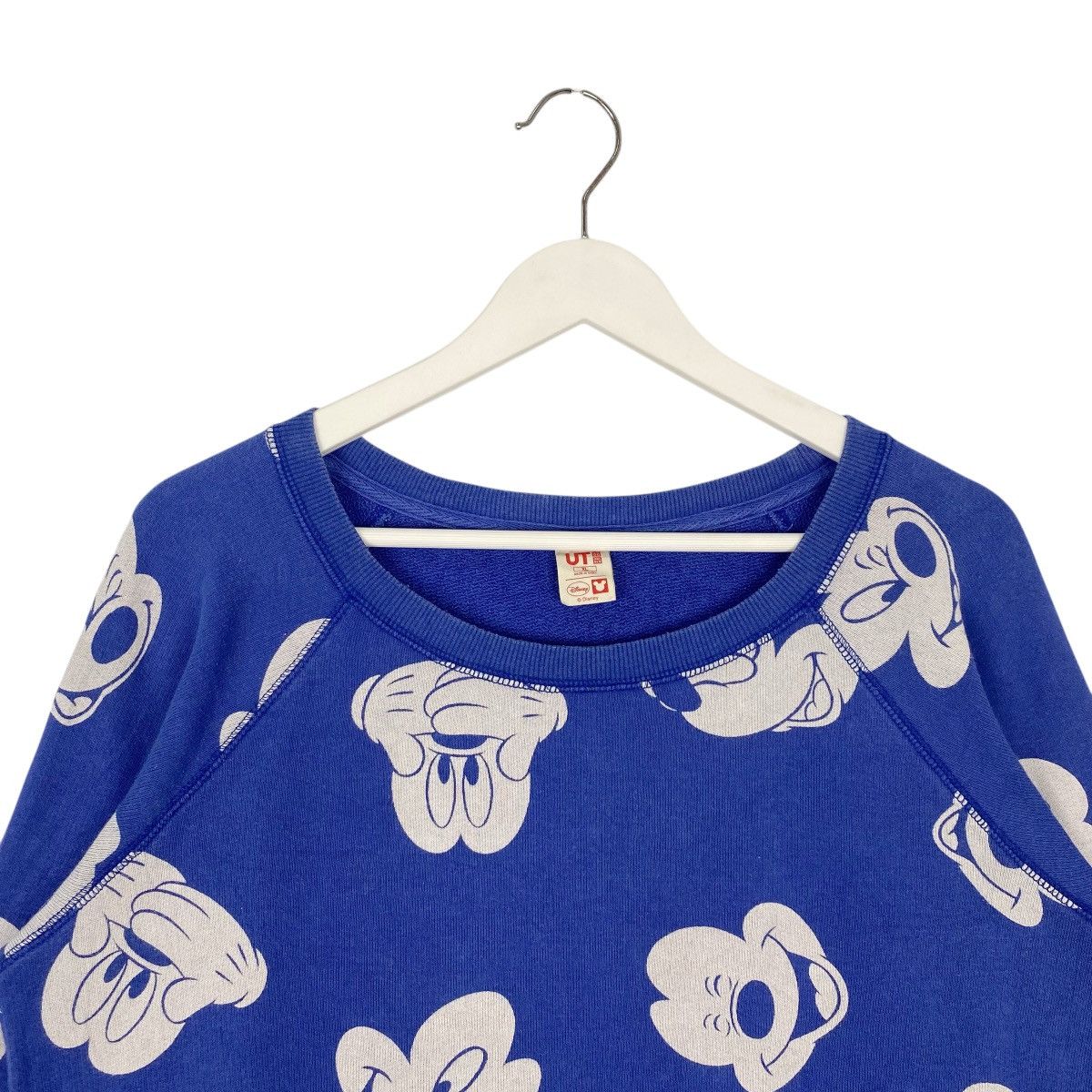 Vintage Vintage Full Print Womens Mickey Mouse Sweat Crewneck Blue Size XL / US 12-14 / IT 48-50 - 4 Thumbnail