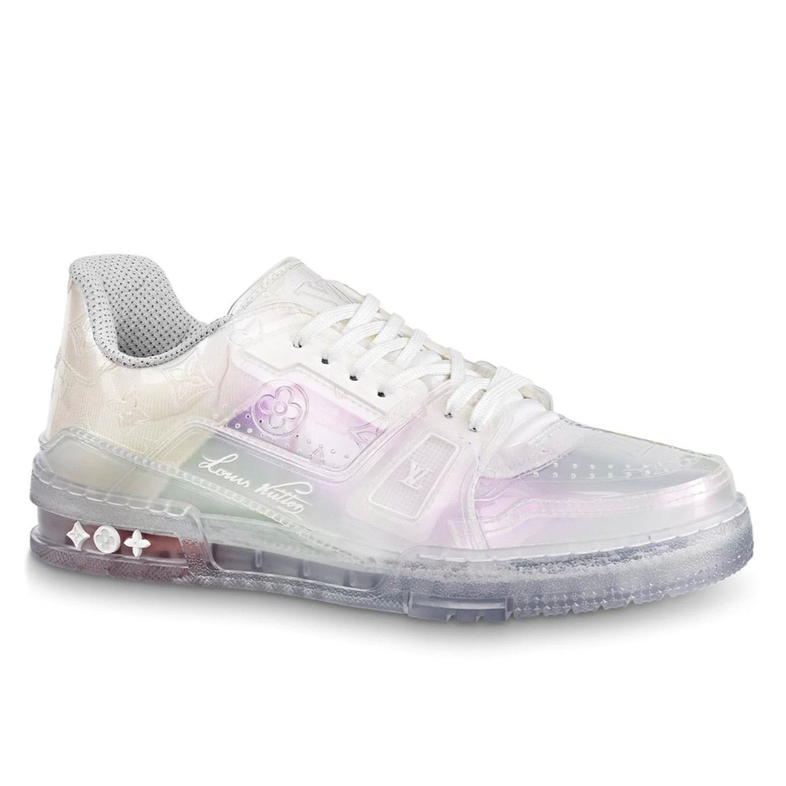 Louis Vuitton Louis Vuitton Transparent Clear PVC Logo Low Top Trainer Size US 9 / EU 42 - 5 Thumbnail