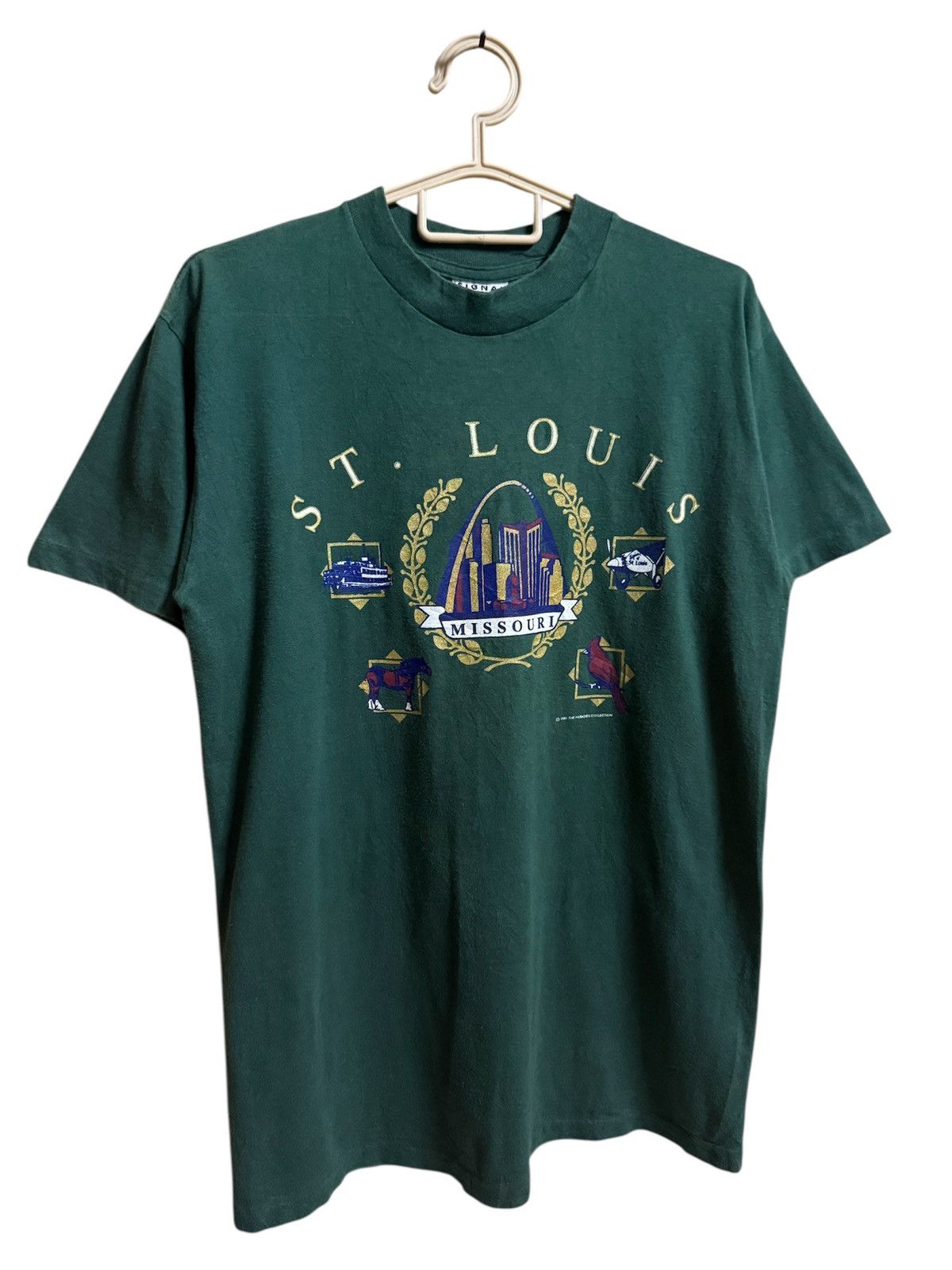 Vintage ST.LOUIS MISSOURI Vintage 1991s T-shirt Size US M / EU 48-50 / 2 - 2 Thumbnail