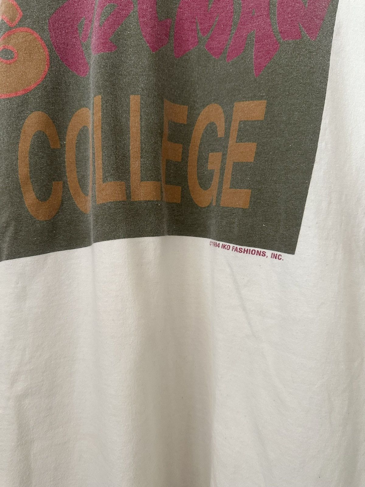 Hanes 90s Vtg Spelman College HBCU Hanes Beefy-T Single Stitch XL Size US XL / EU 56 / 4 - 3 Thumbnail