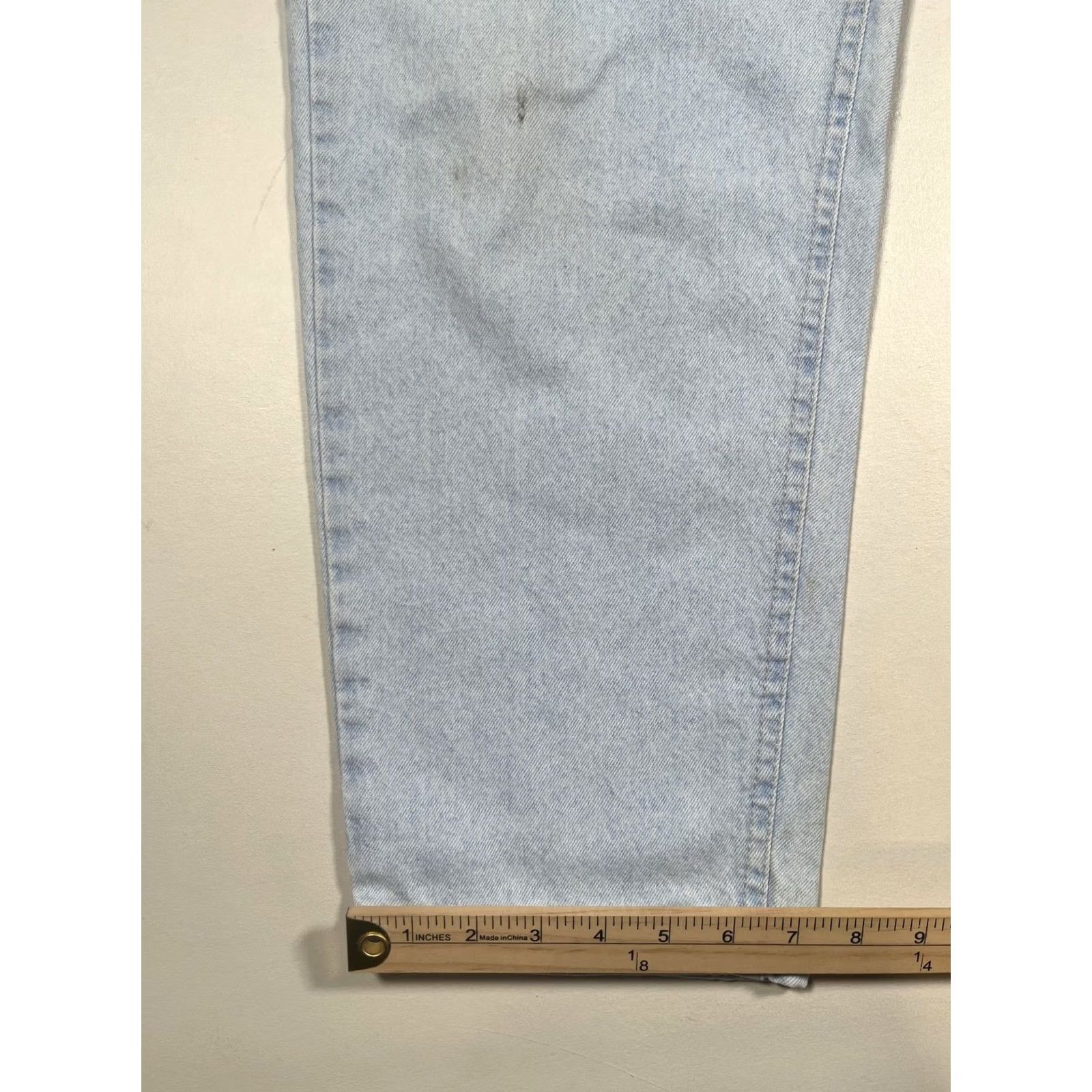 Lee Lee Womens 20P Light Wash Tapered Jeans - Petite Size US Denim Size 42" / US 20 - 7 Thumbnail