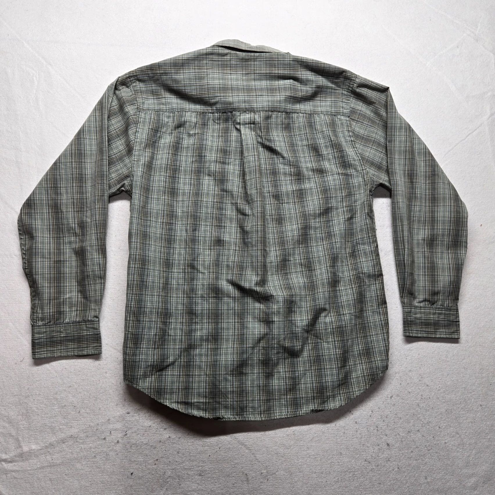 Vintage Puritan Green Plaid Long Sleeve Button Up Shirt Adult Men's M Medium Shirt Size US M / EU 48-50 / 2 - 7 Thumbnail