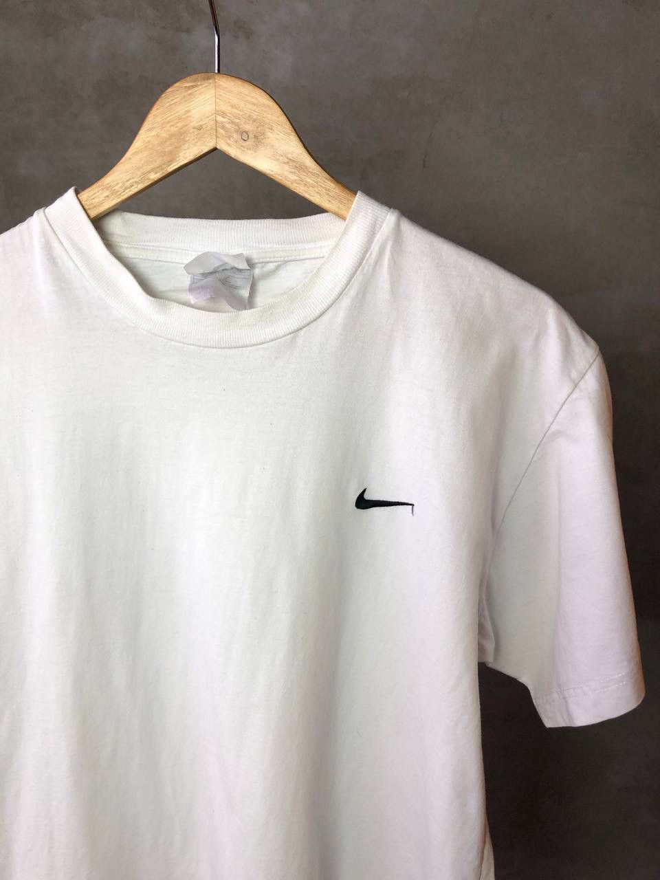 Nike Vintage Y2K Nike Mini Swoosh Embroidered Shirt White Men's M Size US M / EU 48-50 / 2 - 2 Thumbnail