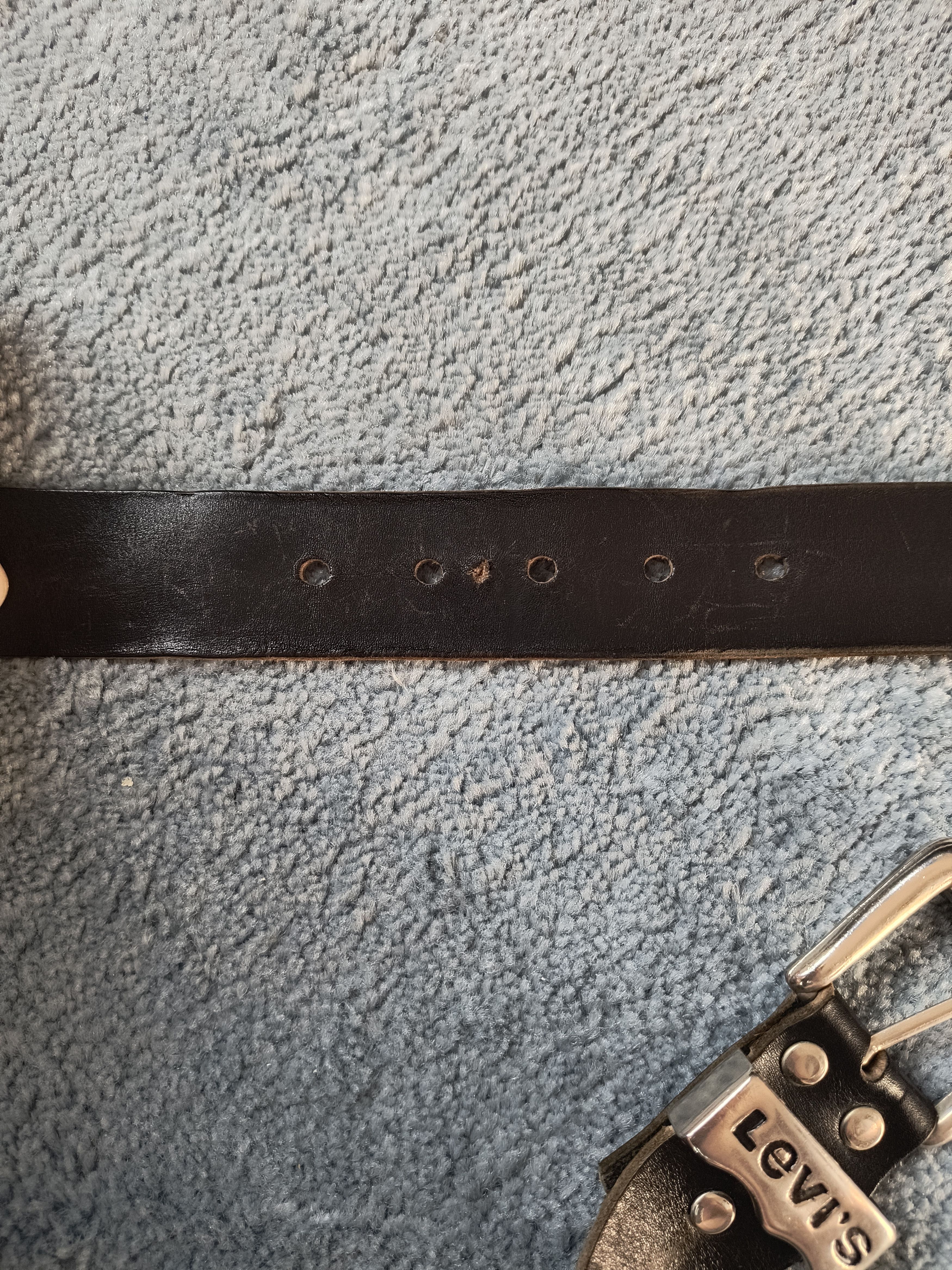 Levi's Levi's Strauss silver belt chrome style big buckle Size 30 - 7 Thumbnail