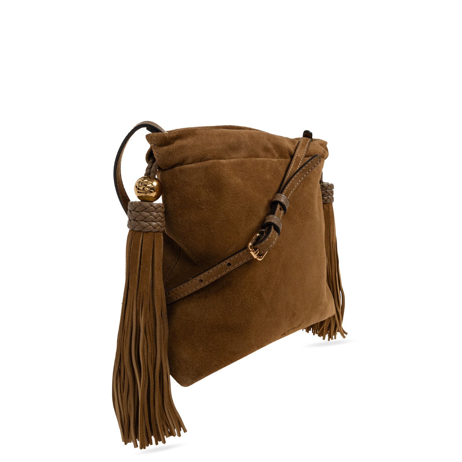 Etro ETRO Kalispera XS Brown Suede Shoulder Bag New & Authentic Size ONE SIZE - 3 Thumbnail