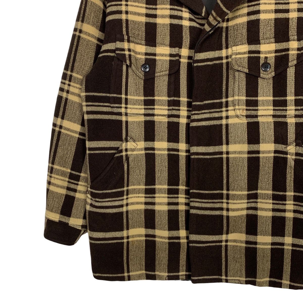 Japanese Brand Vintage PASHU SHIN HOSOKAWA Checked Flannel Jacket 2918-C132 Size US M / EU 48-50 / 2 - 3 Thumbnail