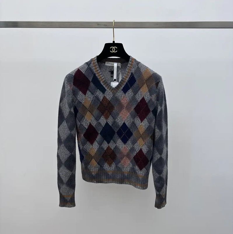 Dior Dior Multicolor Knit Sweater for Women 0089 Size M / US 6-8 / IT 42-44 - 1 Thumbnail