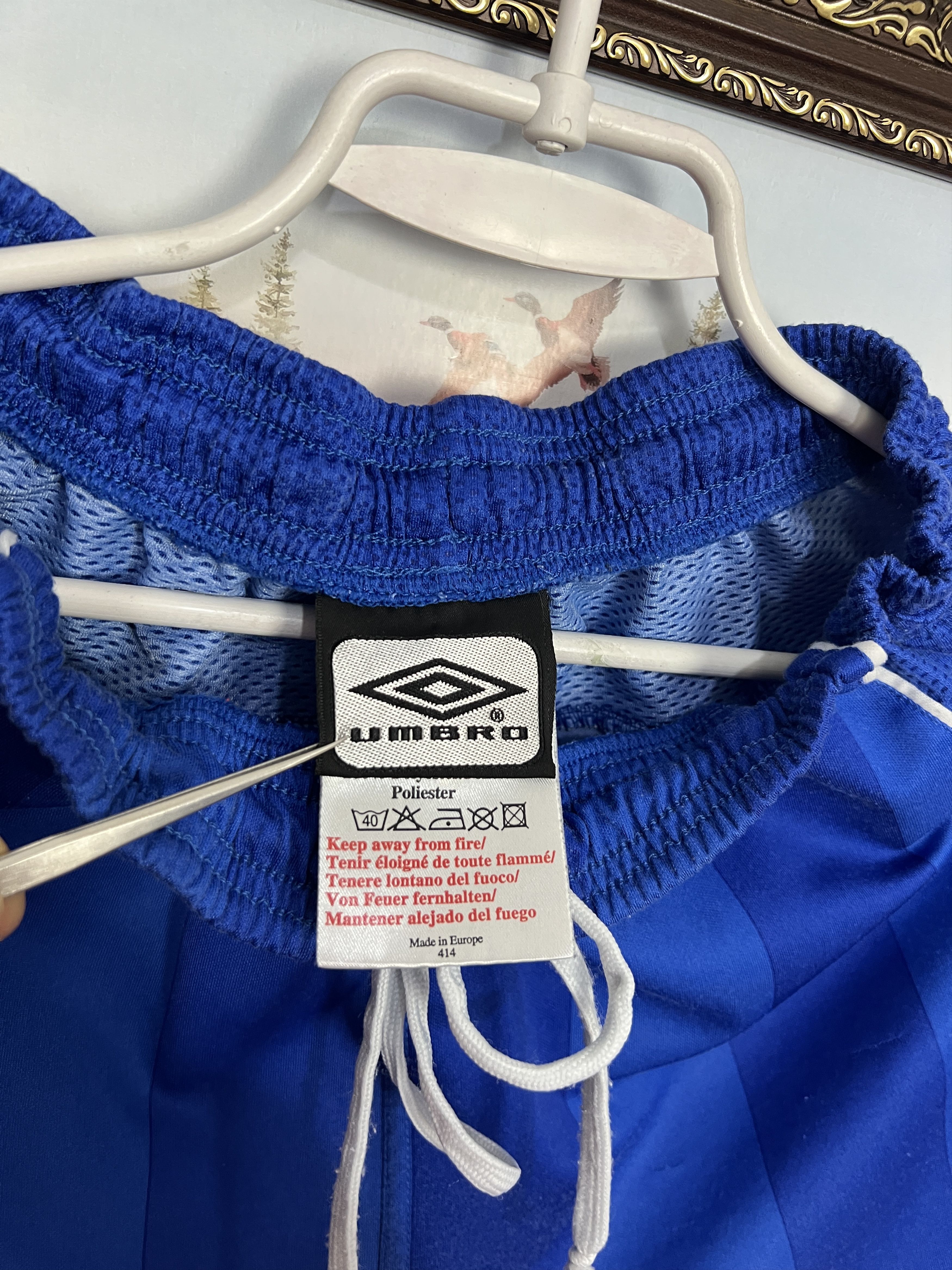 Umbro Vintage VfL Bochum Football Shorts Soccer Athletic Rare Size US 36 / EU 52 - 6 Thumbnail
