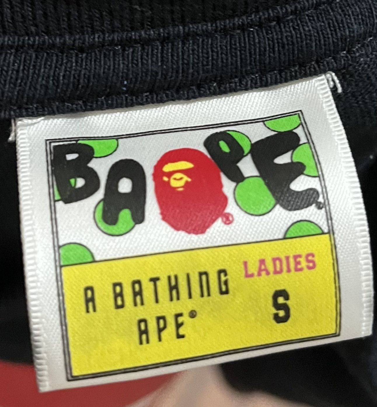 Bape Bape red logo tee shirt Size S / US 4 / IT 40 - 4 Thumbnail