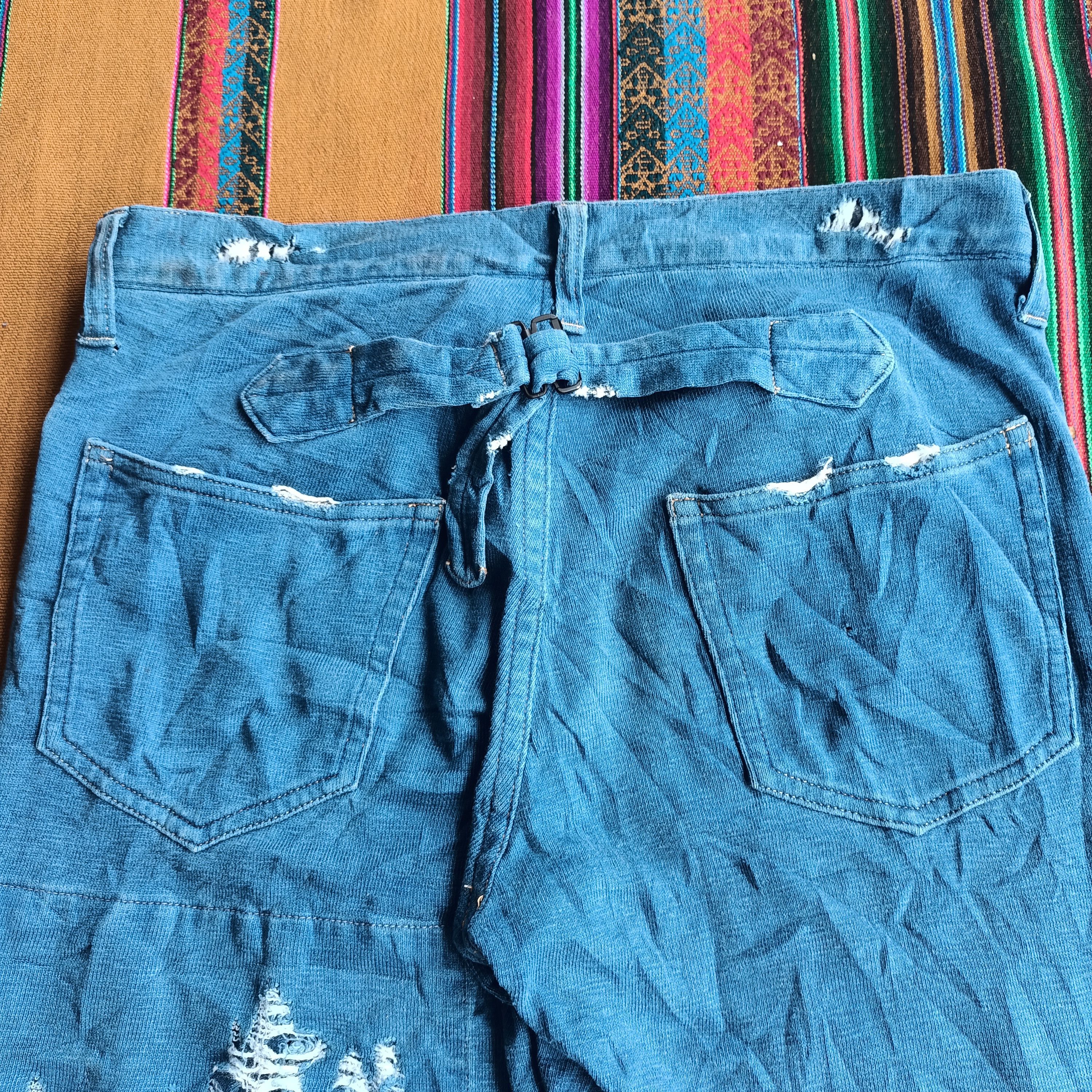 TALKING ABOUT THE ABSTRACTION Talking About The Abstraction buckle back ripped pants Size US 31 - 15 Thumbnail