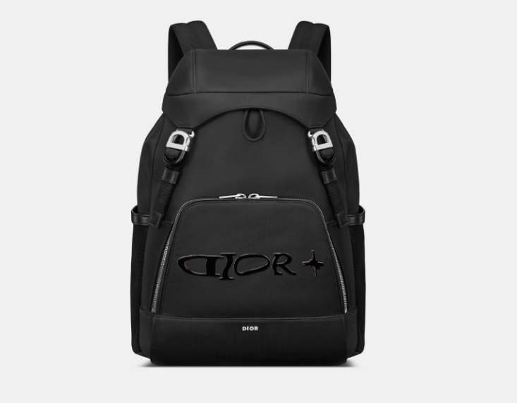Dior o1w1db10825 Size : OS / 1EIBA1 Backpack with Flap in Black Size ONE SIZE - 1 Thumbnail