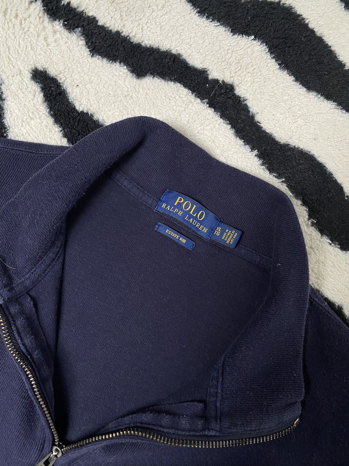 Polo Ralph Lauren × Ralph Lauren × Vintage Vintage sweater knite Ralph Lauren 1/3 zip Size US XL / EU 56 / 4 - 6 Thumbnail