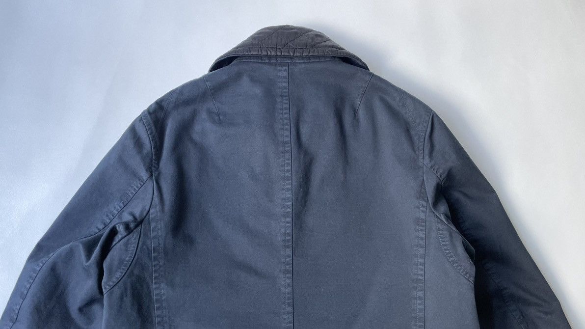 Dries Van Noten Quilted Collar Blue Utility Parka Size US L / EU 52-54 / 3 - 16 Thumbnail