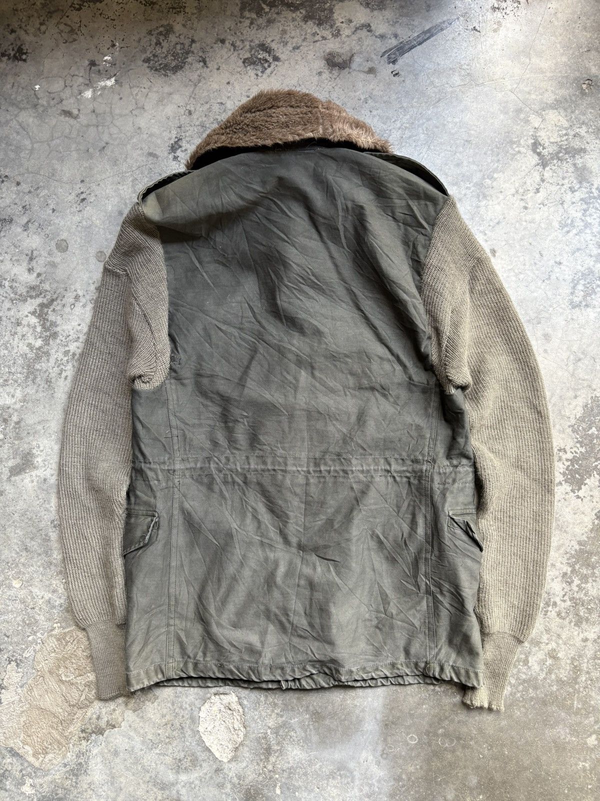 Japanese Brand × Vintage Beautiful customised military gillet jacket Size US S / EU 44-46 / 1 - 2 Thumbnail