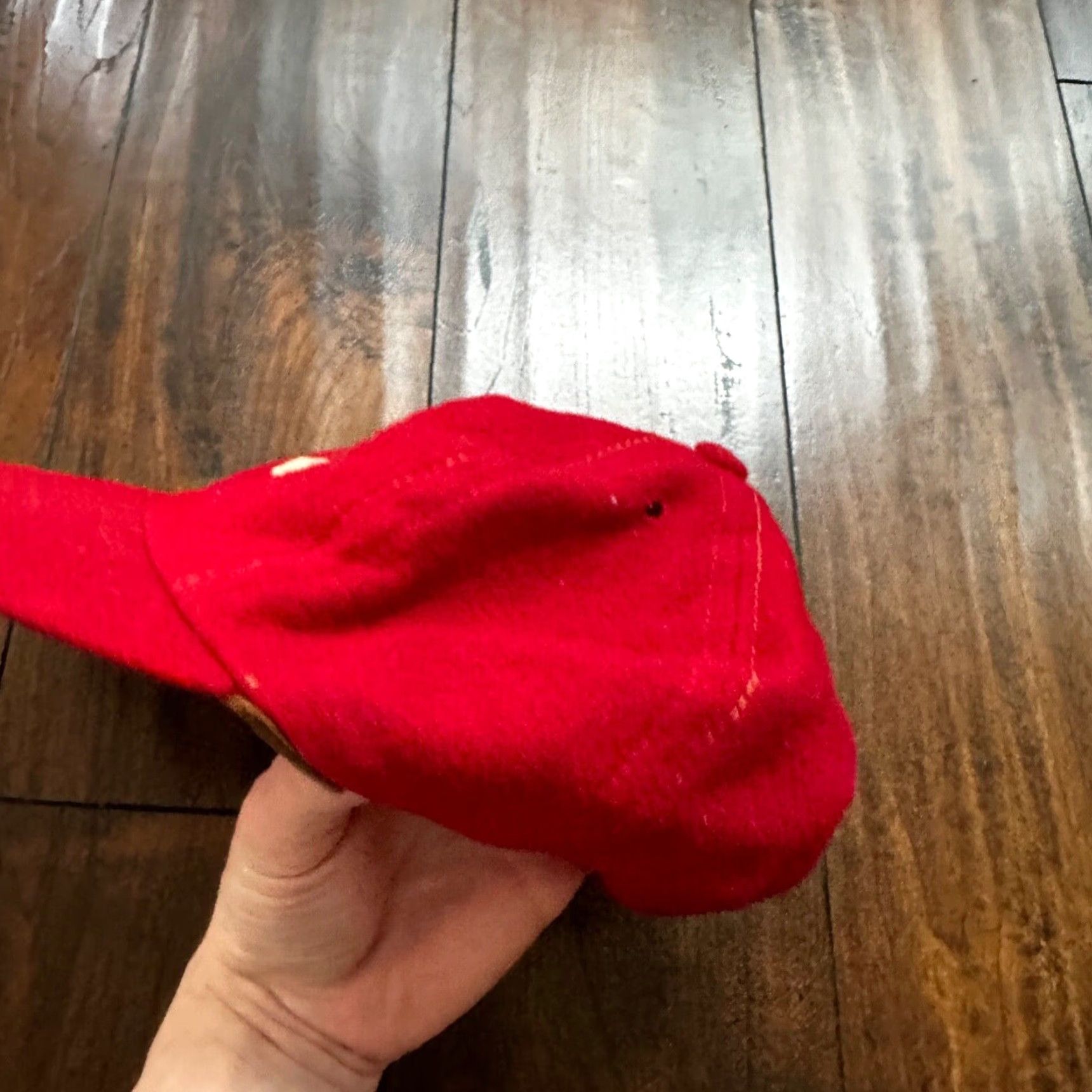 Vintage VINTAGE Red Snapback Hat Cap 1960s 70s 80s 90s Rockabilly Hip Mens One Size Size ONE SIZE - 6 Thumbnail
