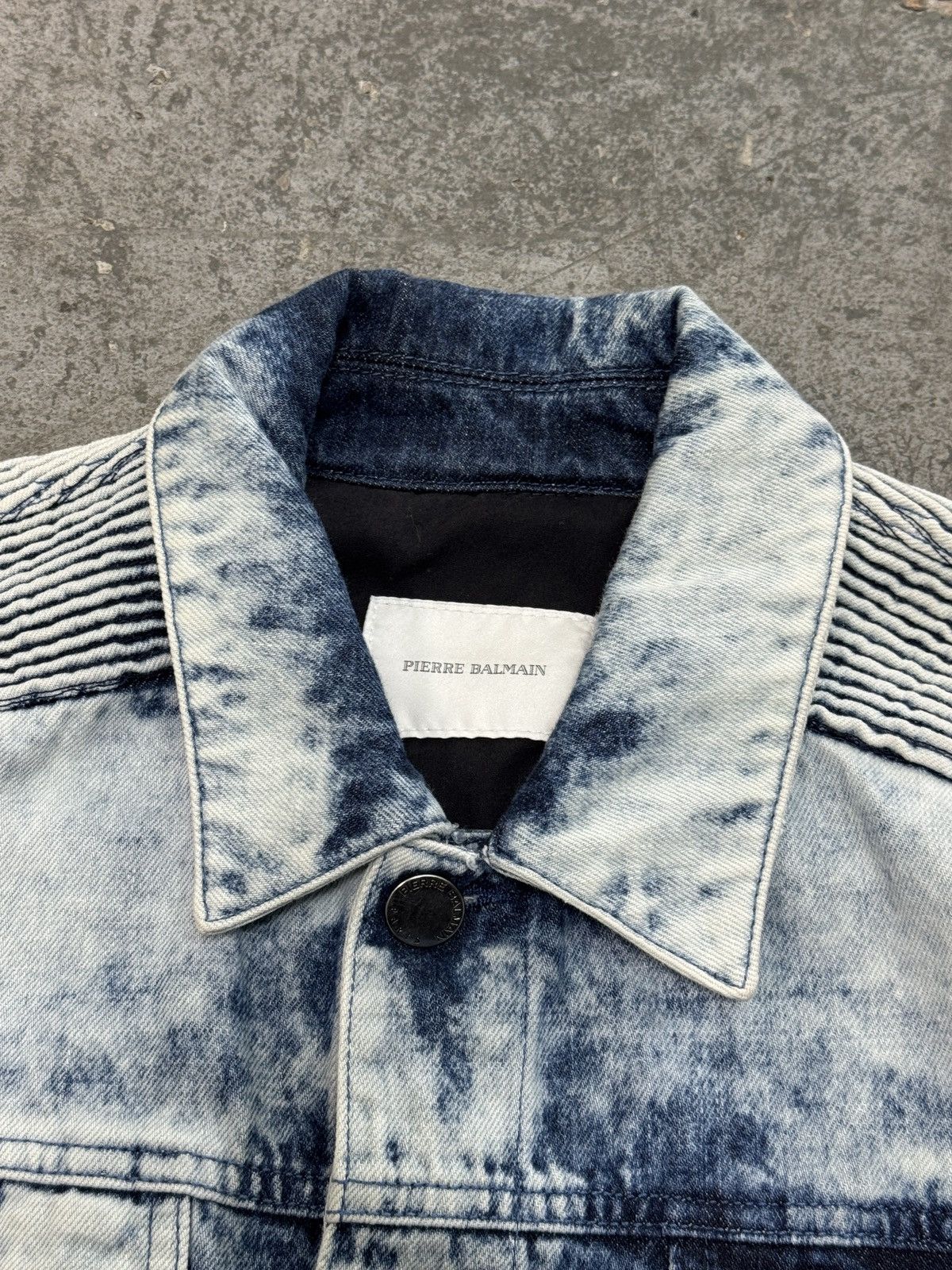 Pierre Balmain Pierre Balmain Denim Jacket Size US L / EU 52-54 / 3 - 3 Thumbnail