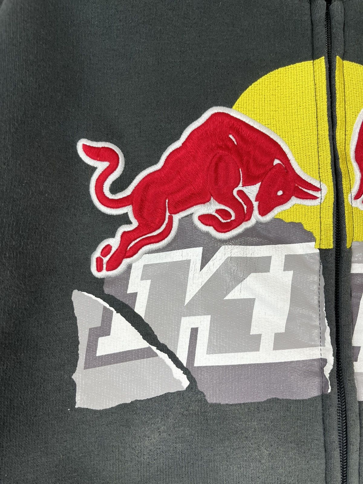 Red Bull Red Bull Kini MX Racing Vintage Full Zip Track Jacket Size US L / EU 52-54 / 3 - 7 Thumbnail