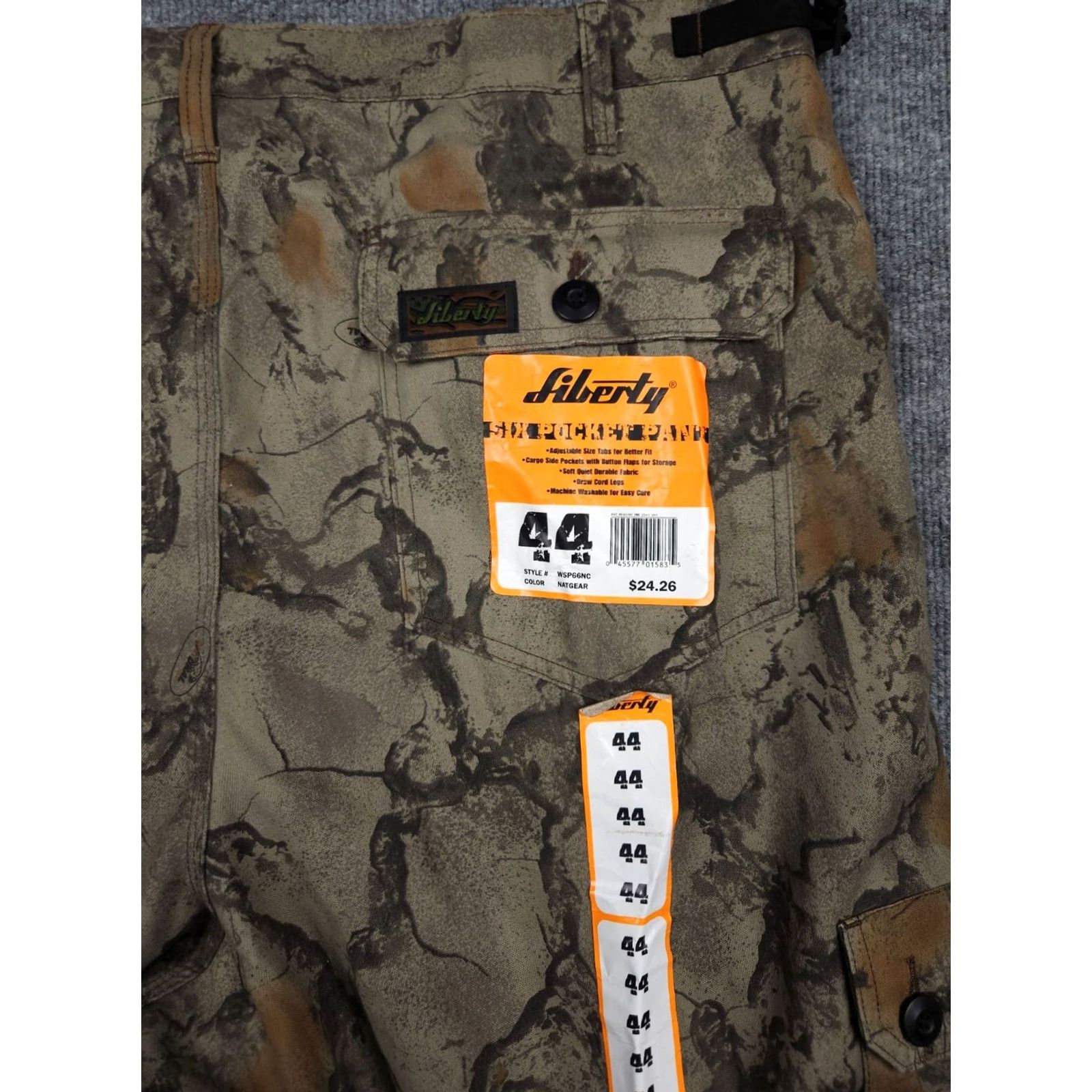 Vintage VINTAGE Liberty Cargo Pants Men's 44 x 33 Belted Drawstring Ankle Adjustable NWT Size US 44 / EU 60 - 4 Thumbnail