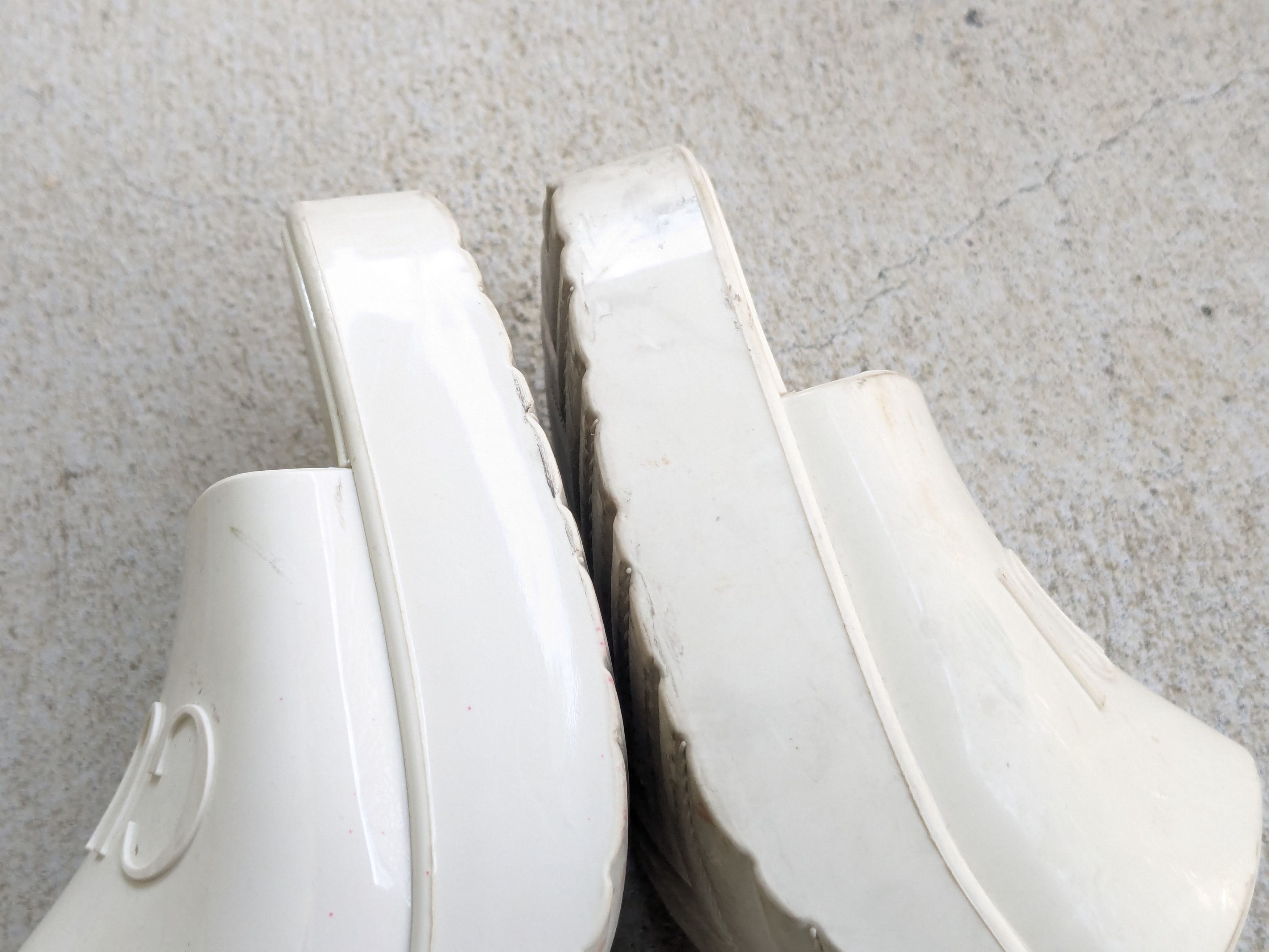 Gucci Gucci Heels Platform Rubber White Block 9 Size US 9 / IT 39 - 6 Thumbnail