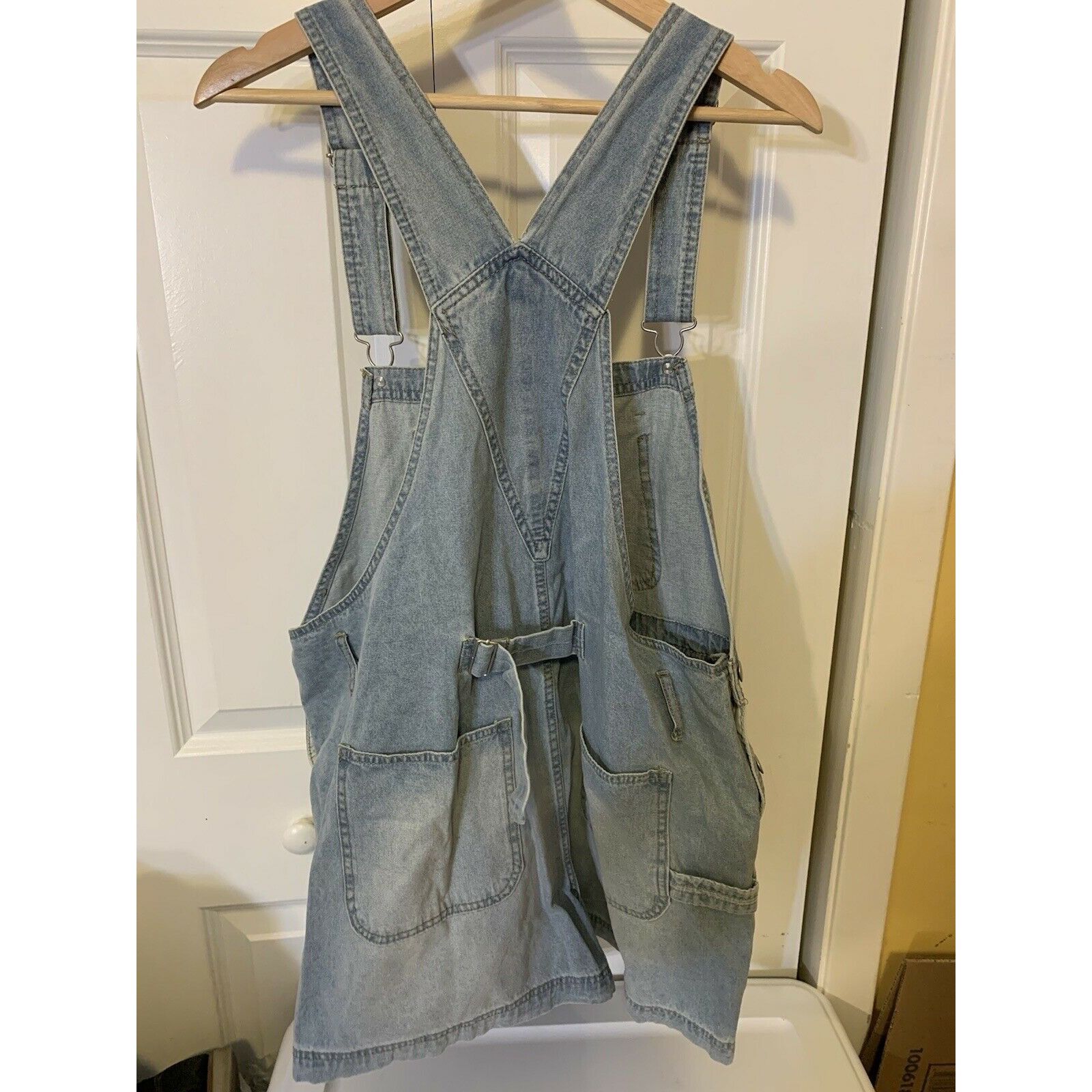 Other New No Boundaries Bib Overalls Women’s Sz XL 15-17 Shorts De Size 33" - 6 Thumbnail