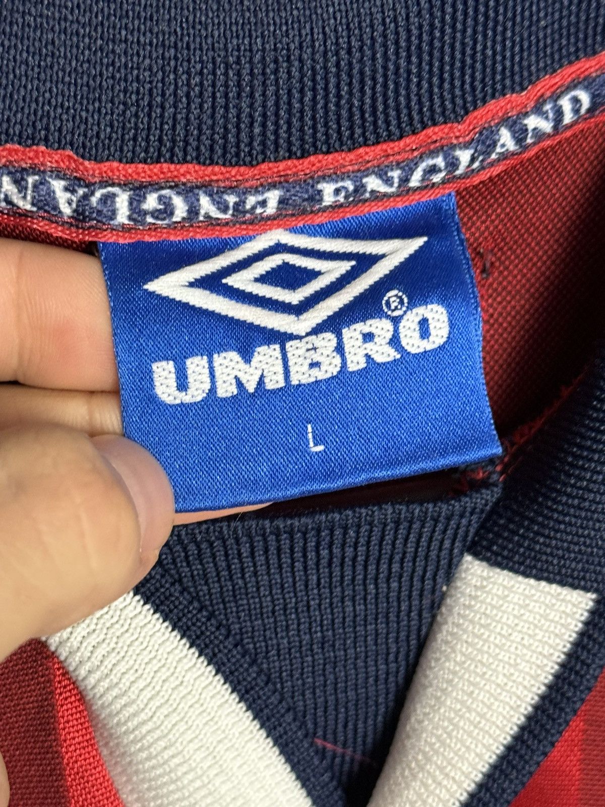 Umbro England National Team 97/99 Away Football Jersey T-Shirt Size US L / EU 52-54 / 3 - 21 Thumbnail