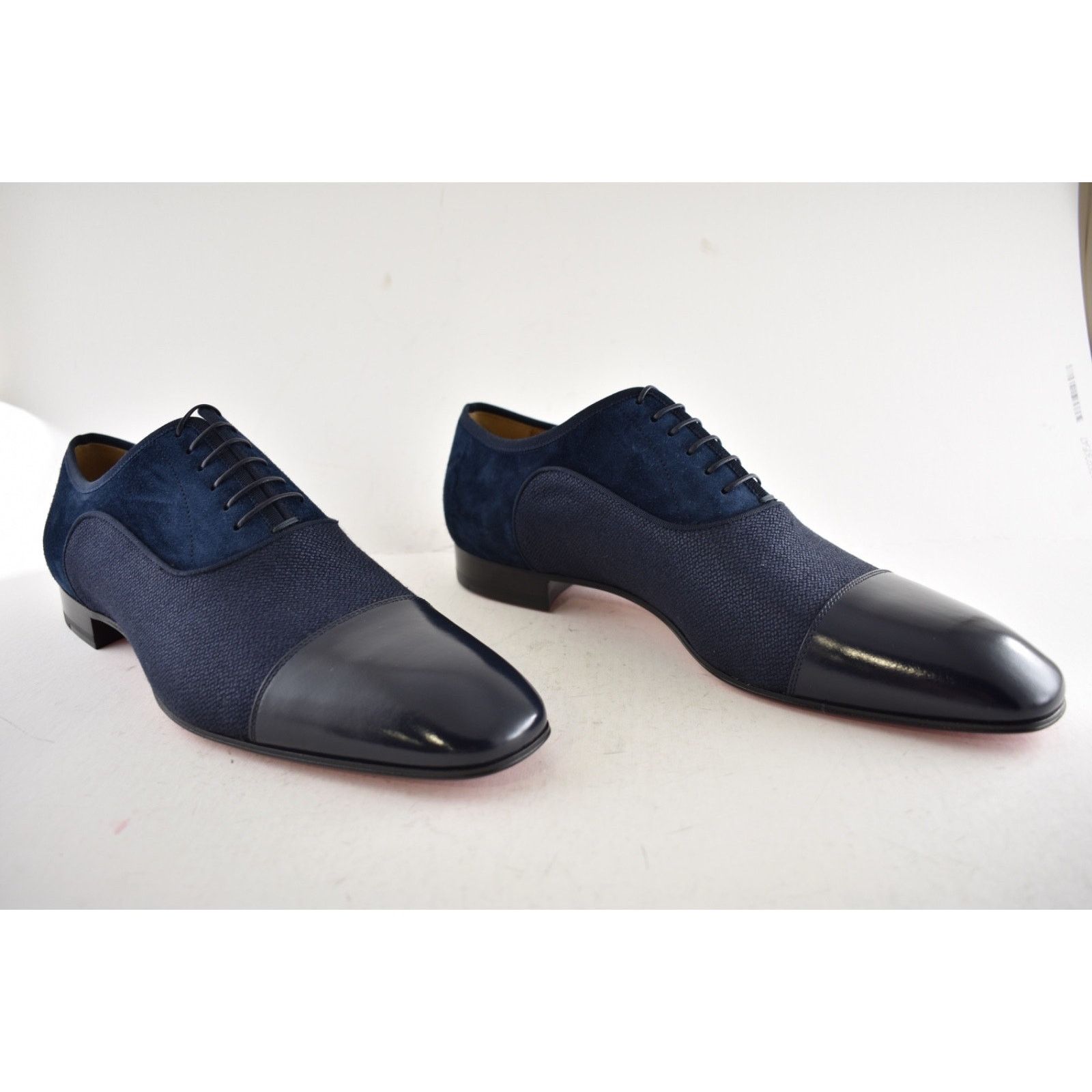 Christian Louboutin Christian Louboutin Blue Lace Up Oxford Dress Loafer 46 13 Size US 13 / EU 46 - 3 Thumbnail