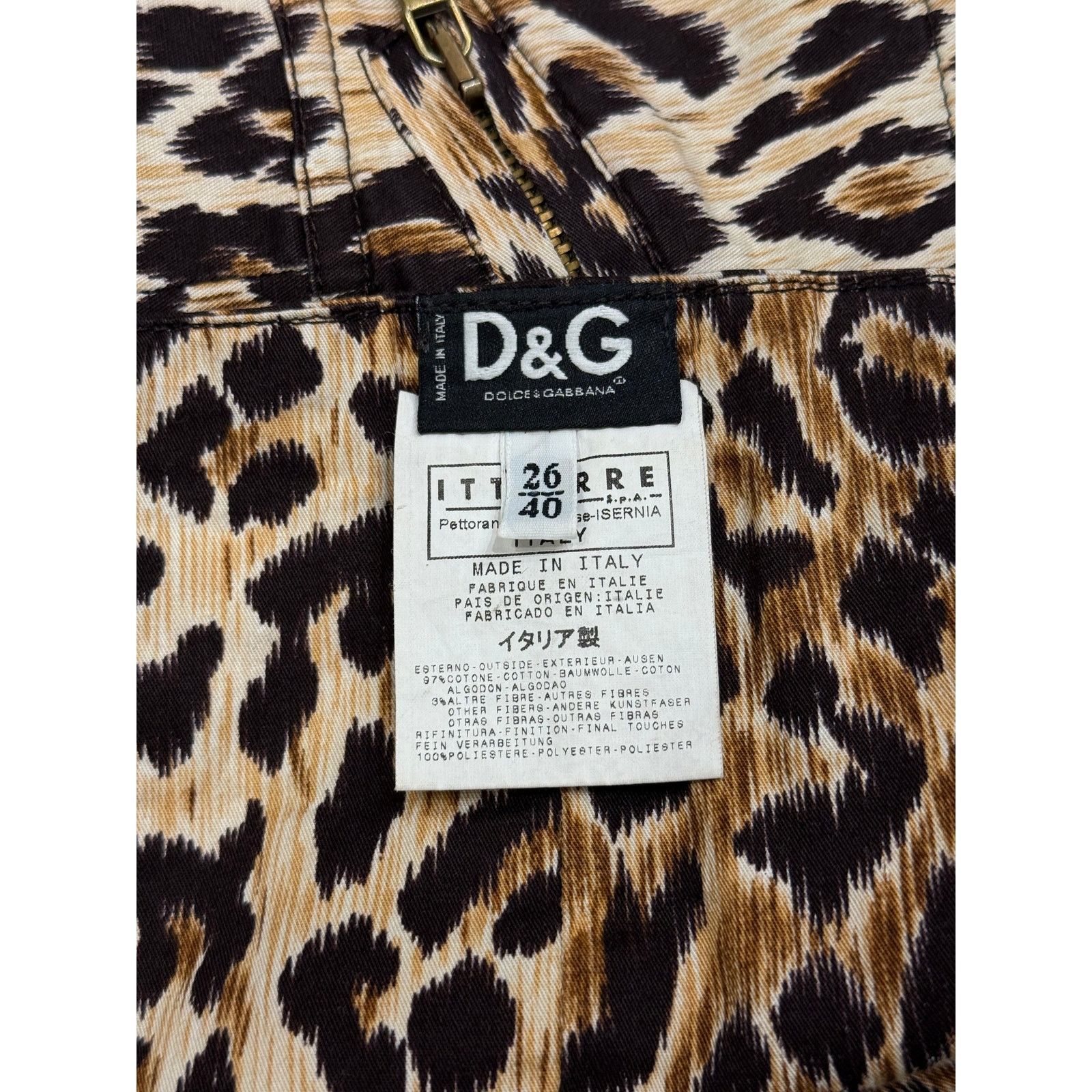 Dolce & Gabbana 2000s Dolce & Gabbana leopard print corset Size S / US 4 / IT 40 - 10 Thumbnail