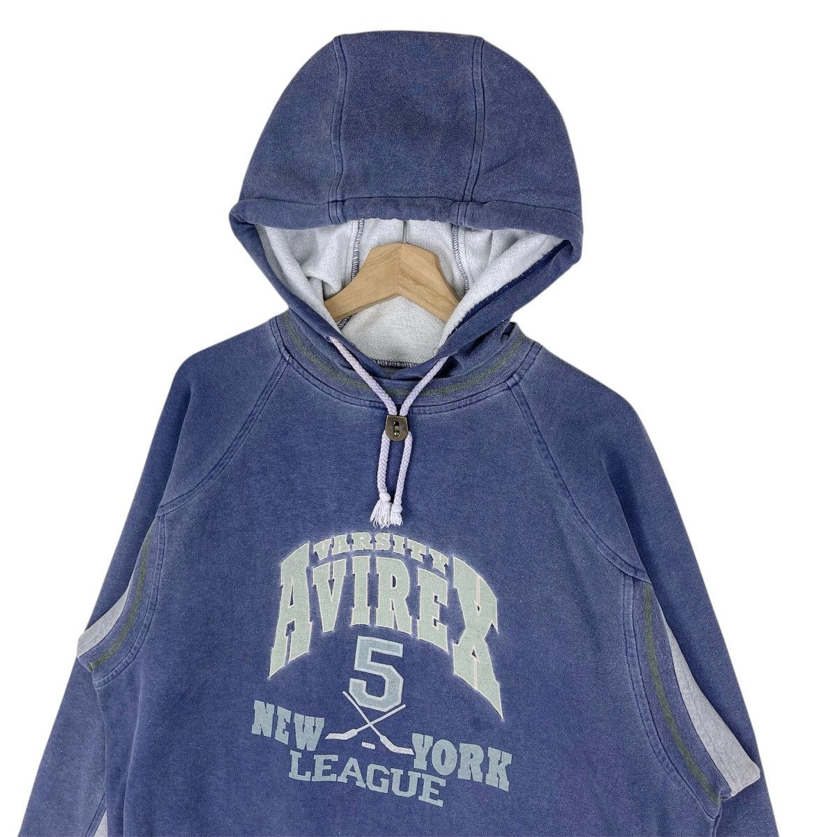 Avirex × Vintage 90’s Avirex New York League Sweatshirt Size US L / EU 52-54 / 3 - 3 Thumbnail