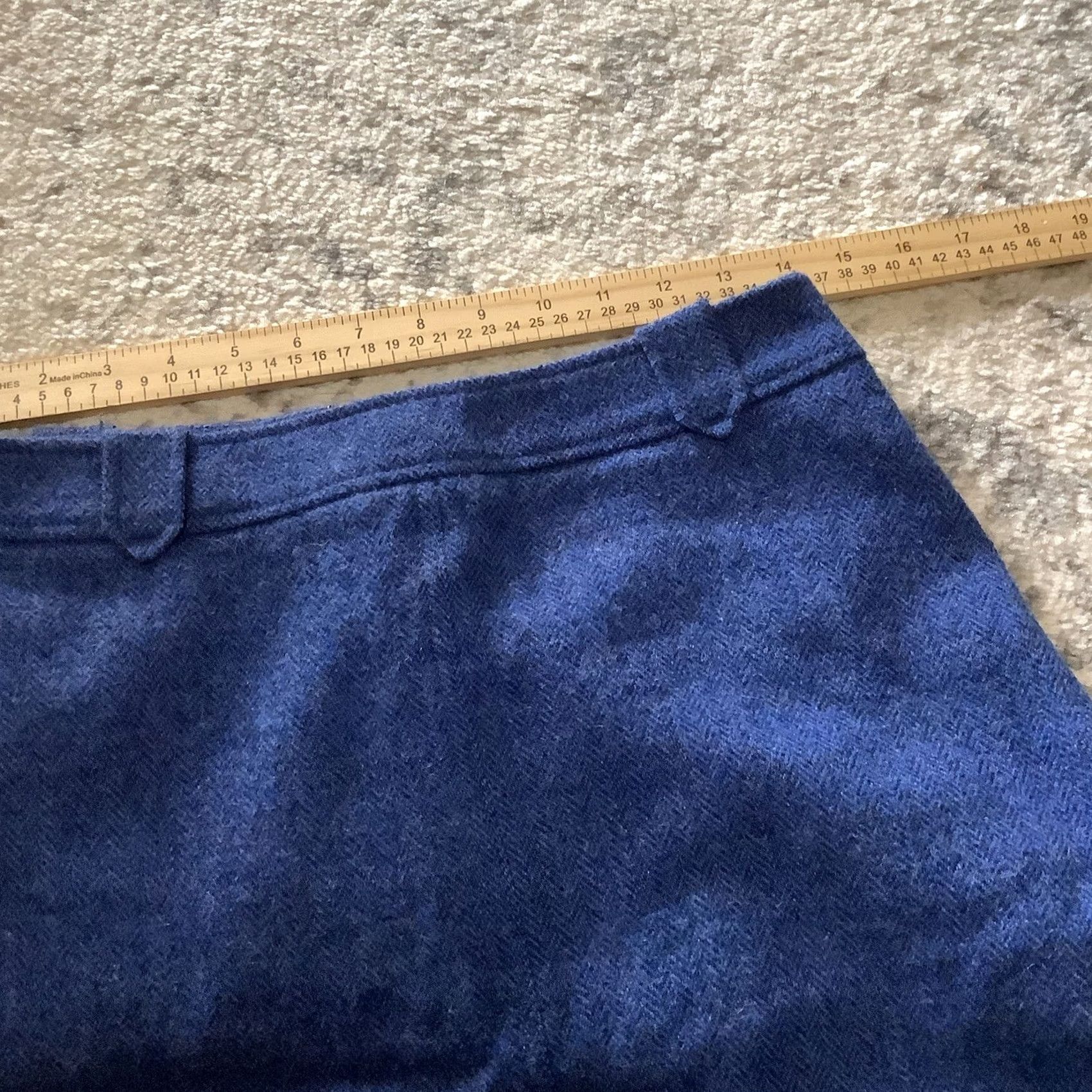 Talbots Talbots Skirt Womens Size 2 Pencil Straight Wool Blue Zip Career Classic Dry Clean Only Regular Short Lined Womens Size 26" / US 2 / IT 38 - 4 Thumbnail