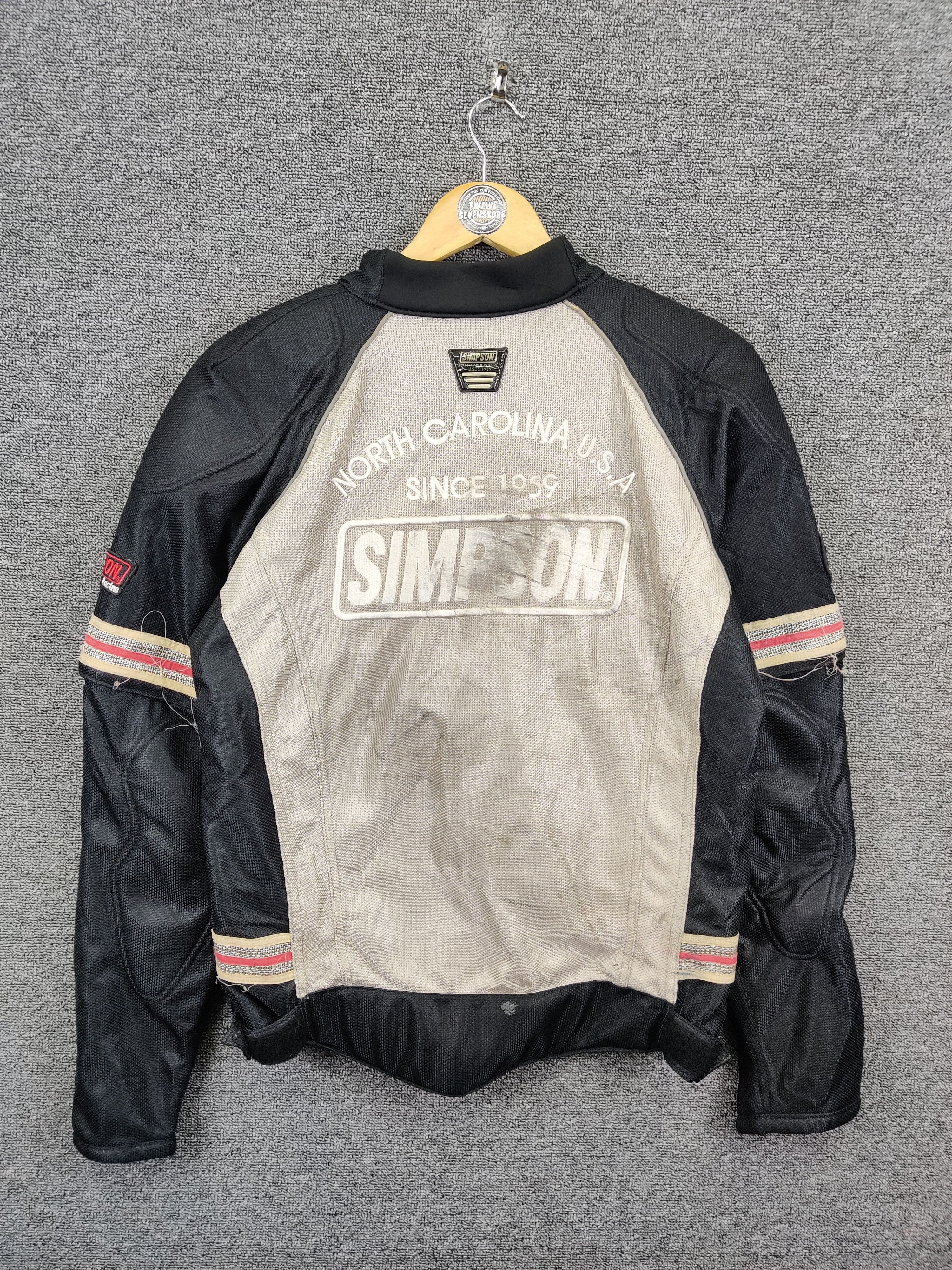 Vintage Vintage Simpson Racing Bikers Motorcycle Jacket Size US L / EU 52-54 / 3 - 6 Thumbnail