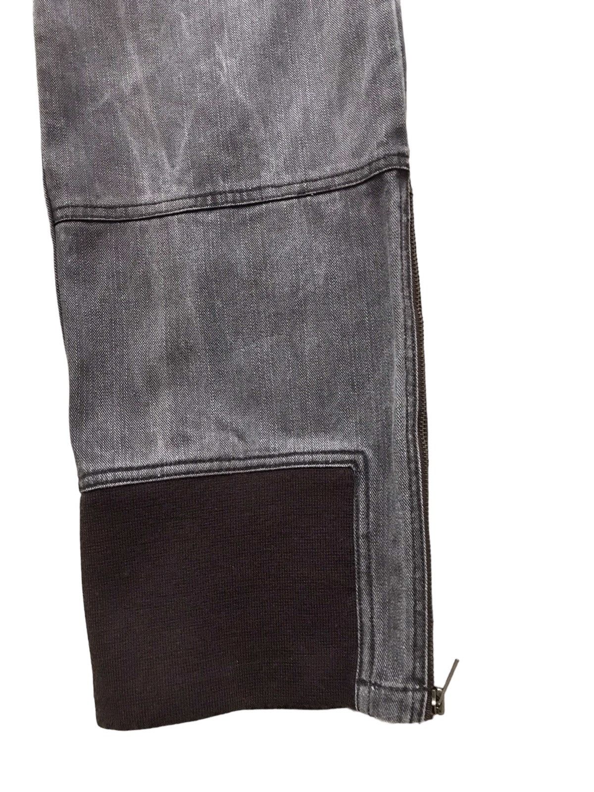 Japanese Brand MIC Mistic Inc Chic Japan Faded Creases Designed Denim Jeans Size US 34 / EU 50 - 5 Thumbnail