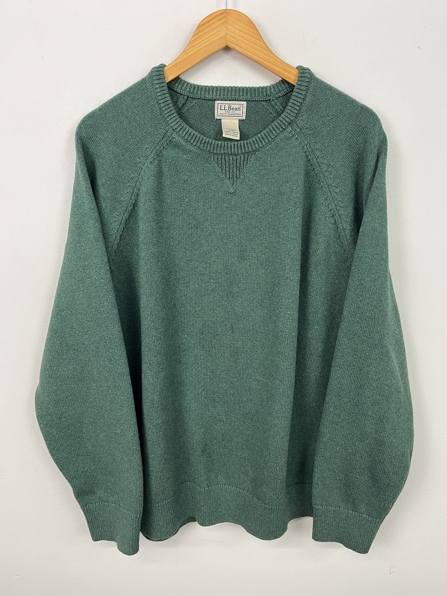 L.L. Bean Vintage LL Bean Like New Green Knit Sweater Size XXL Size US XXL / EU 58 / 5 - 1 Thumbnail