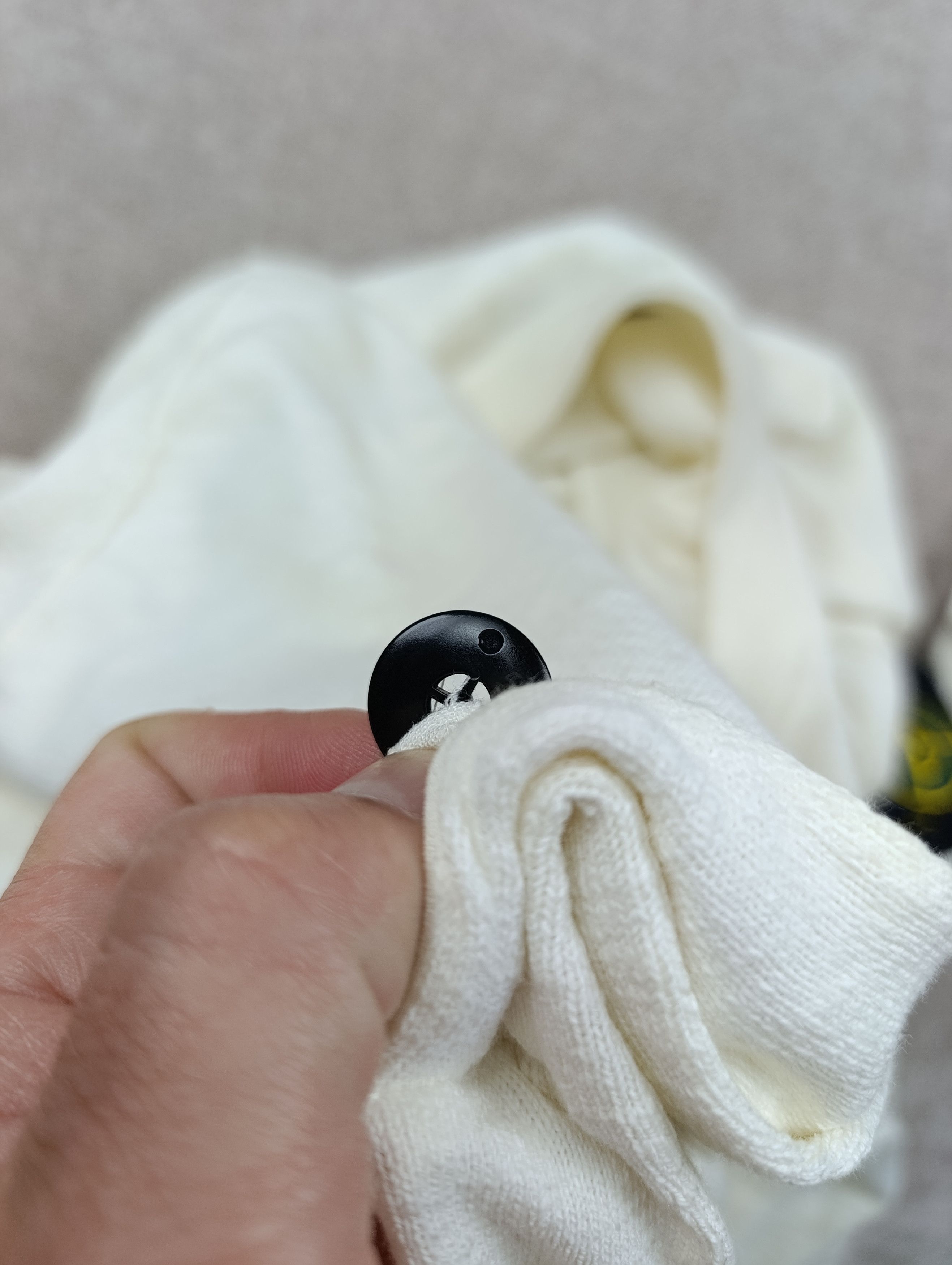 Stone Island Vintage Stone Island Archive Henley Sweater Knit Ivory XXL Size US XXL / EU 58 / 5 - 10 Thumbnail
