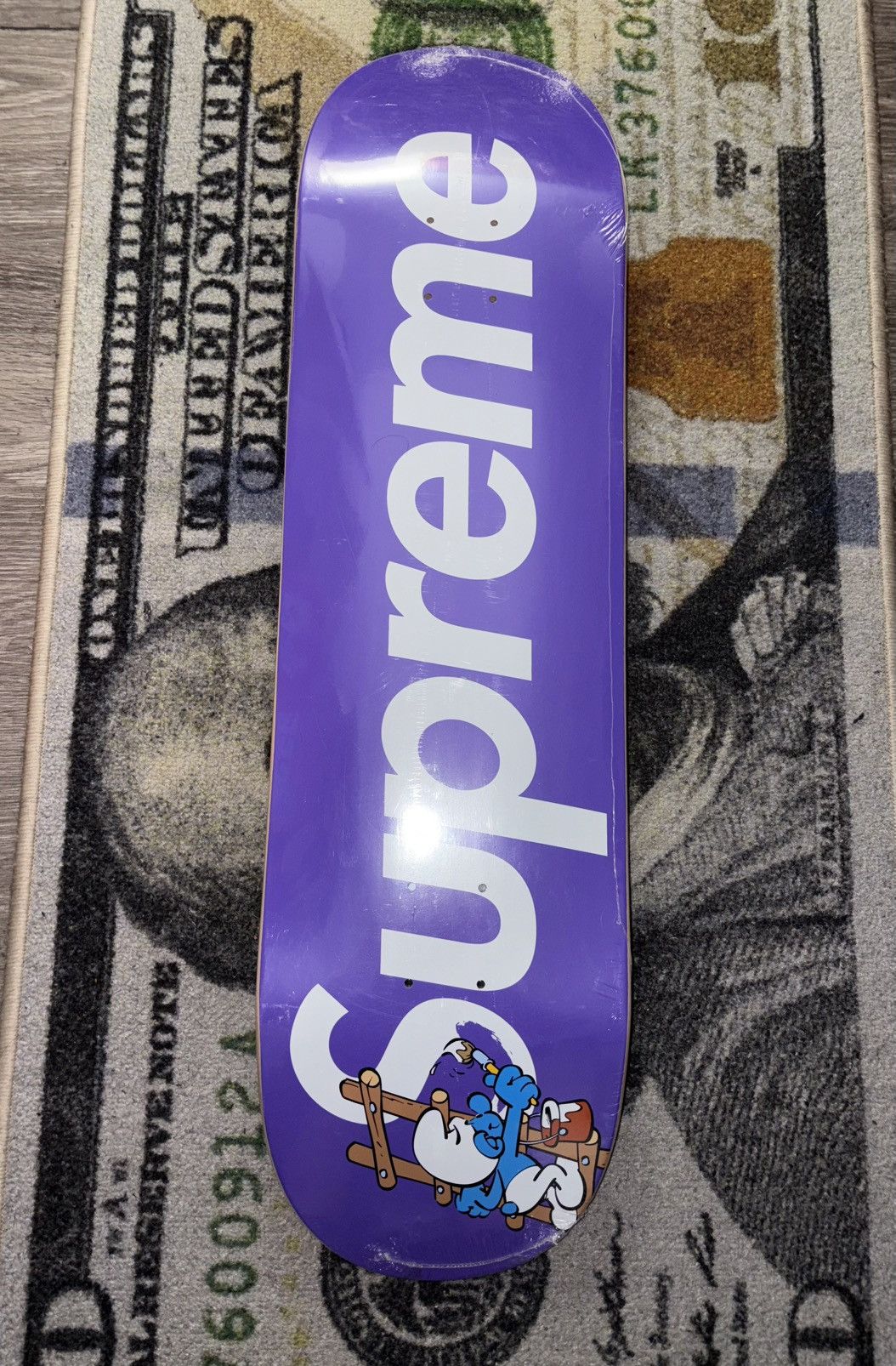 Supreme Smurfs Skateboard Deck | Grailed