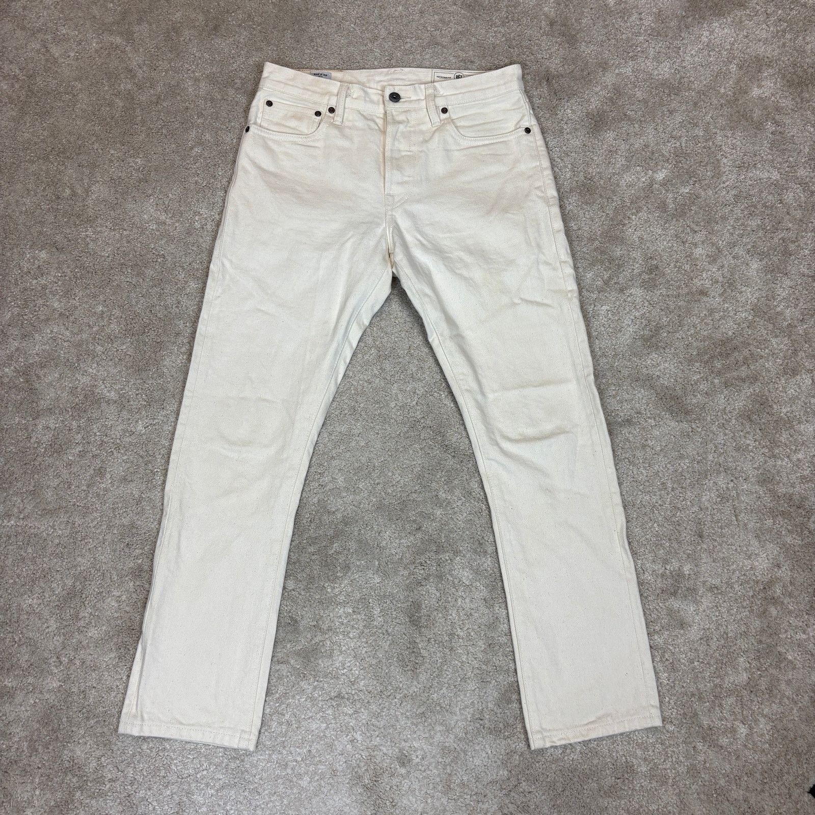 Rogue Territory Rogue Territory RGT Slim Straight Selvedge Jeans 29x28.5 Size US 29 - 2 Thumbnail
