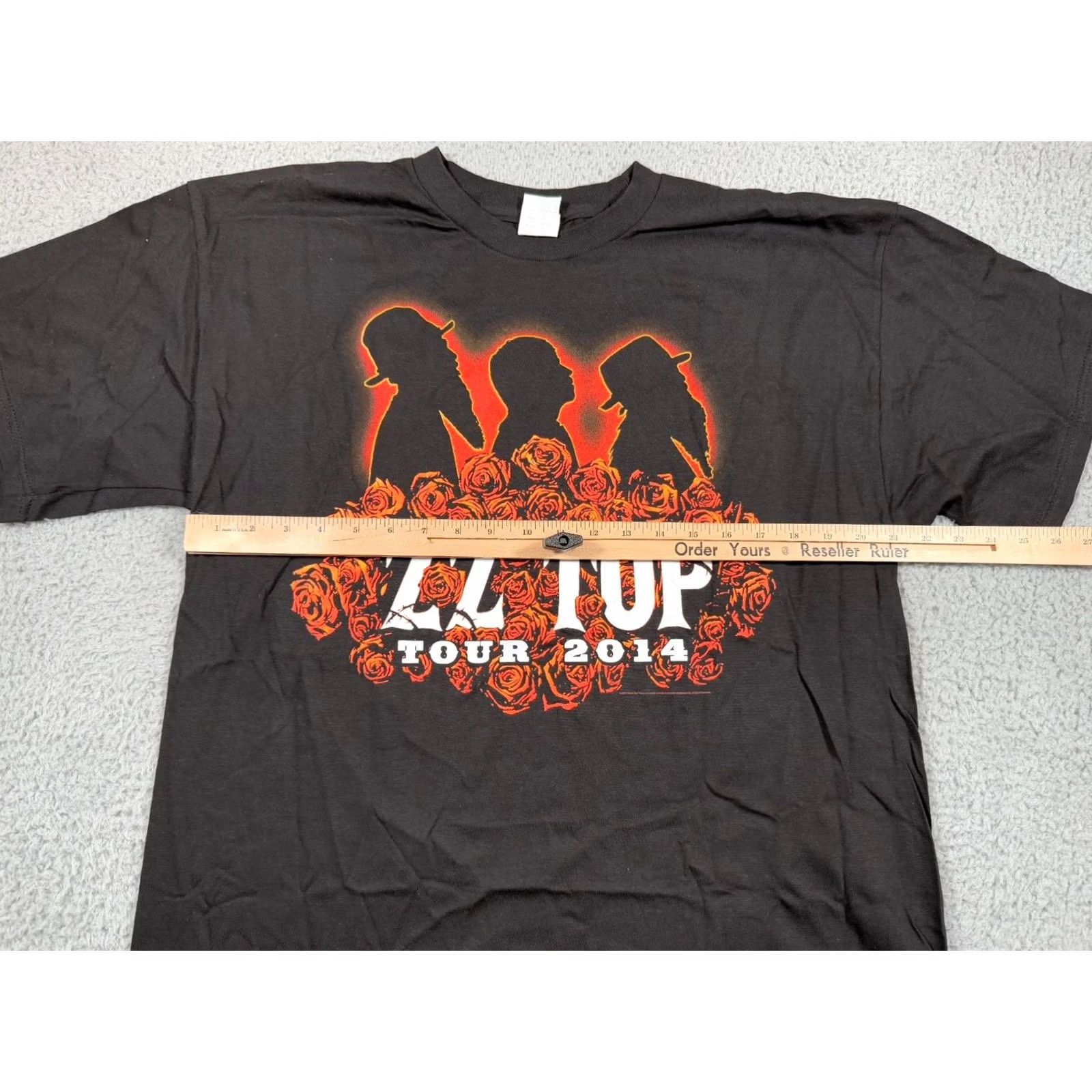 Doublet ZZ Top Tour Shirt Mens XL Black Short Sleeve Double Sided Band Tee Y2K Size US XL / EU 56 / 4 - 7 Thumbnail